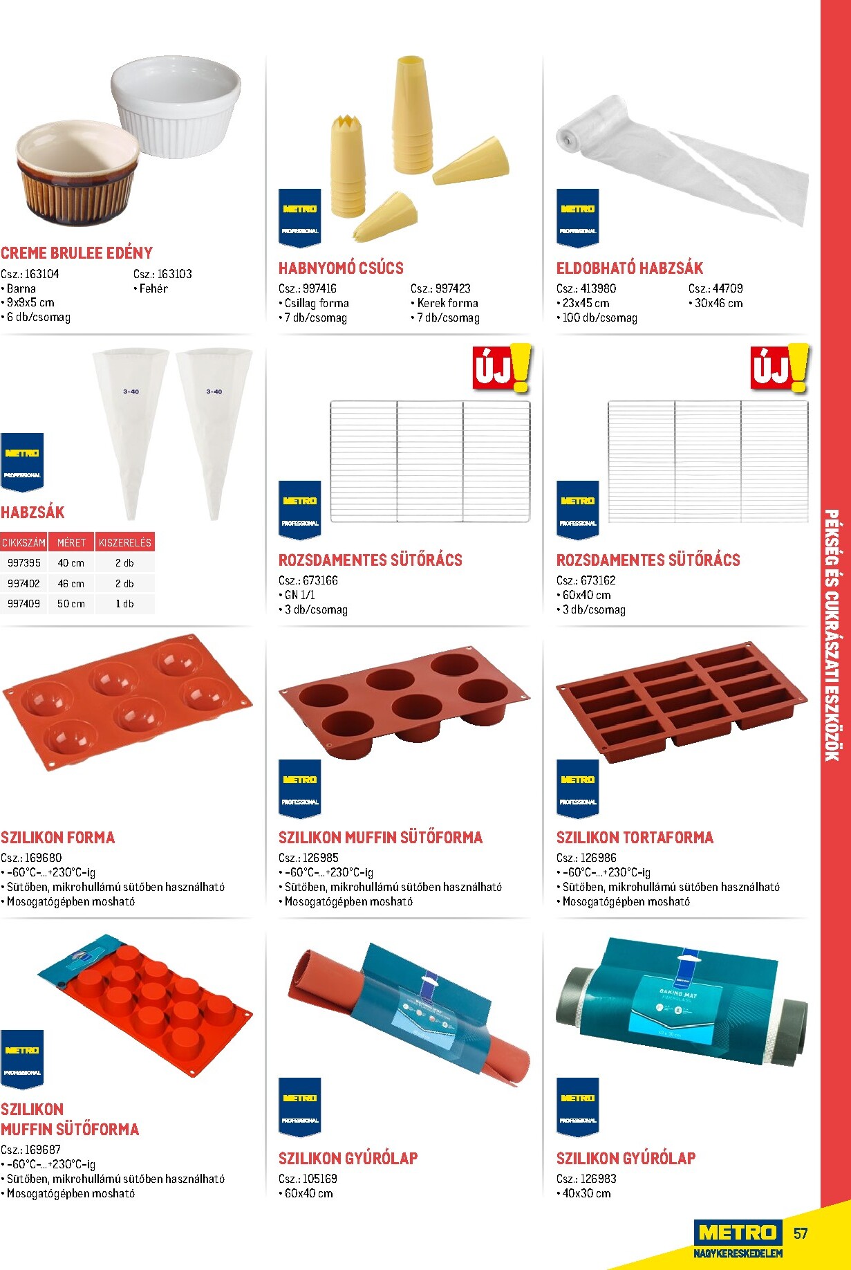 metro - Metro - Gasztro konyha katalógus akciós újság, érvényes 2026.02.18. - 2026.05.31. - page: 57