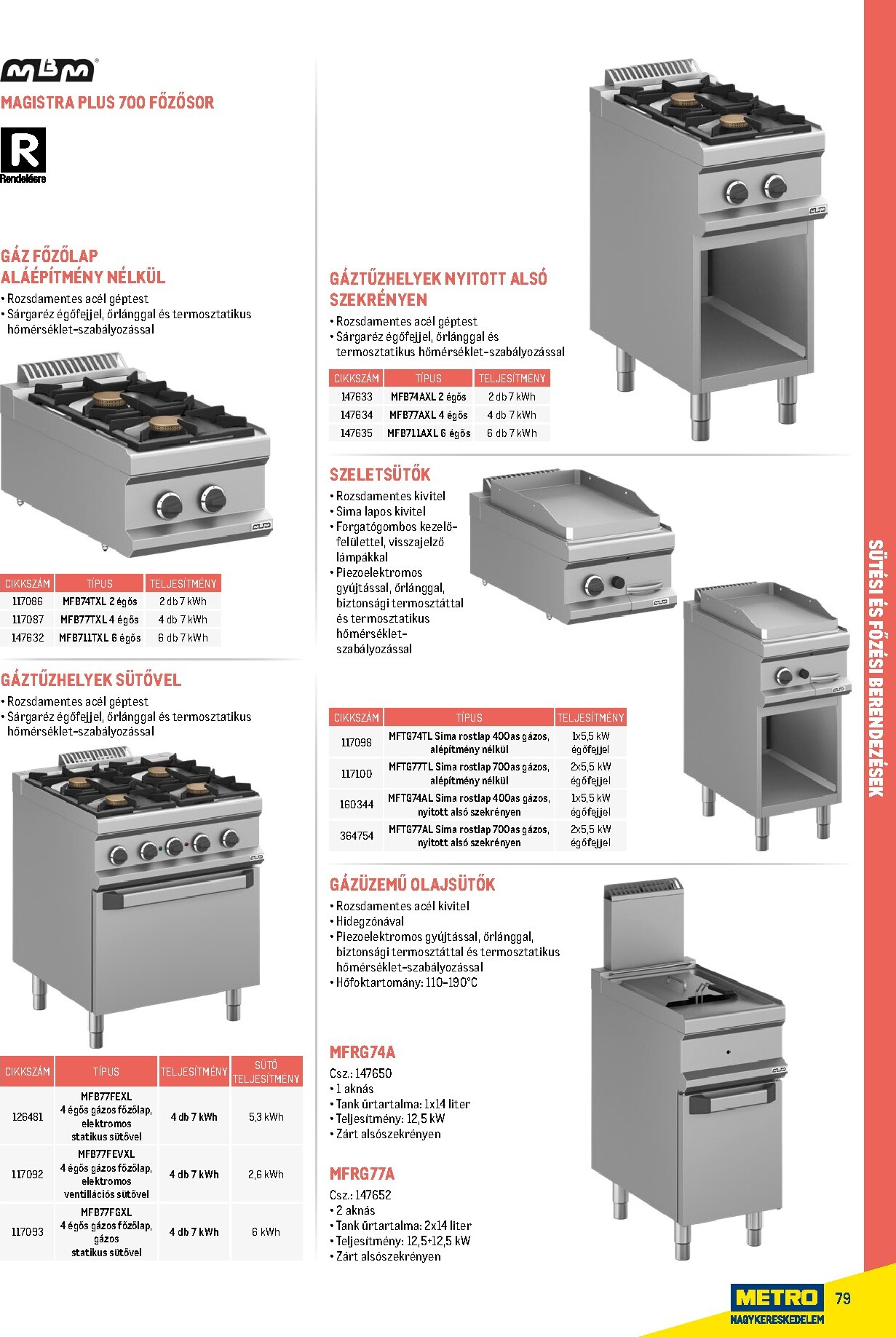 metro - Metro - Gasztro konyha katalógus akciós újság, érvényes 2026.02.18. - 2026.05.31. - page: 79