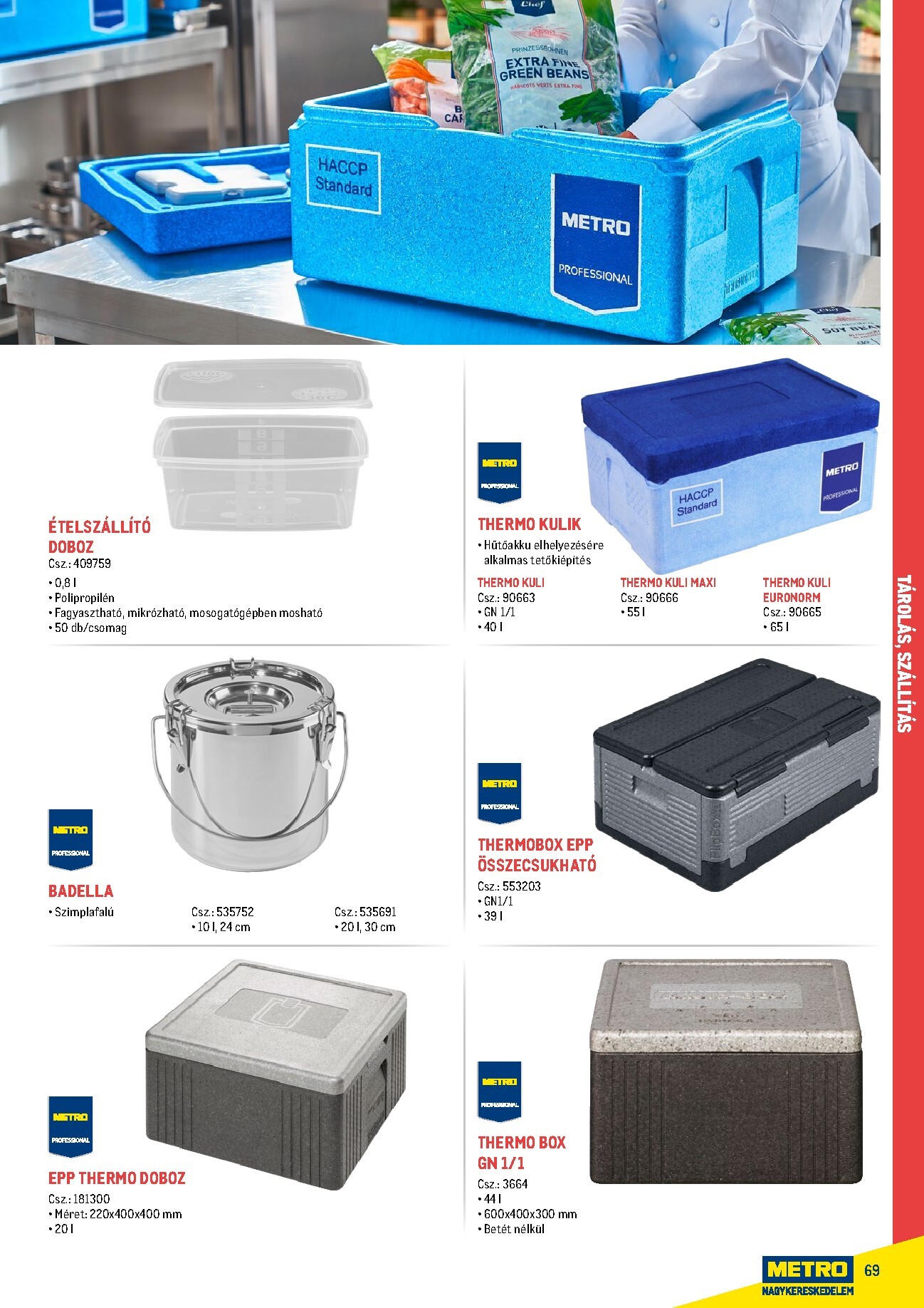 metro - Metro - Gasztro konyha katalógus akciós újság, érvényes 2026.02.18. - 2026.05.31. - page: 69