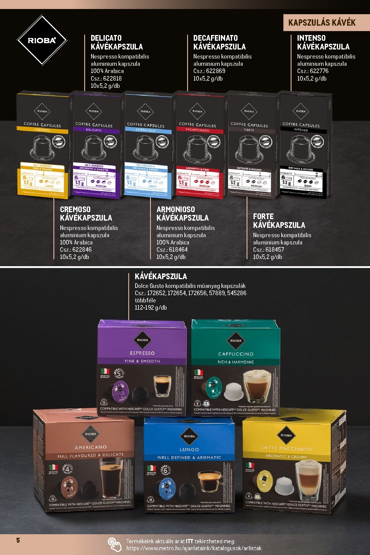 metro - Metro - Mindenünk a kávé! katalógus akciós újság, érvényes 2026.02.20. - 2026.12.31. - page: 5