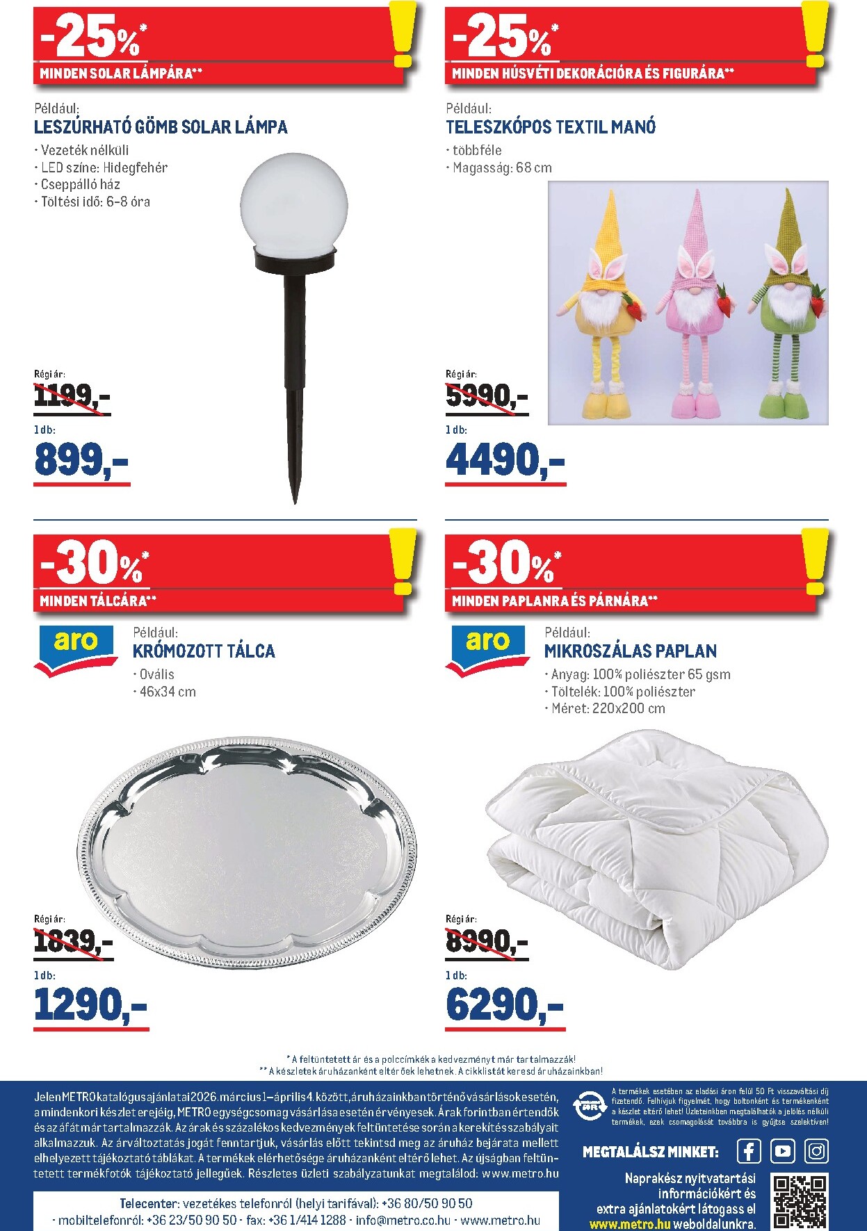 metro - Metro - Élelmiszer és Szezonális Ajánlataink Kiskereskedőknek akciós újság, érvényes 2026.03.01. - 2026.04.04. - page: 42
