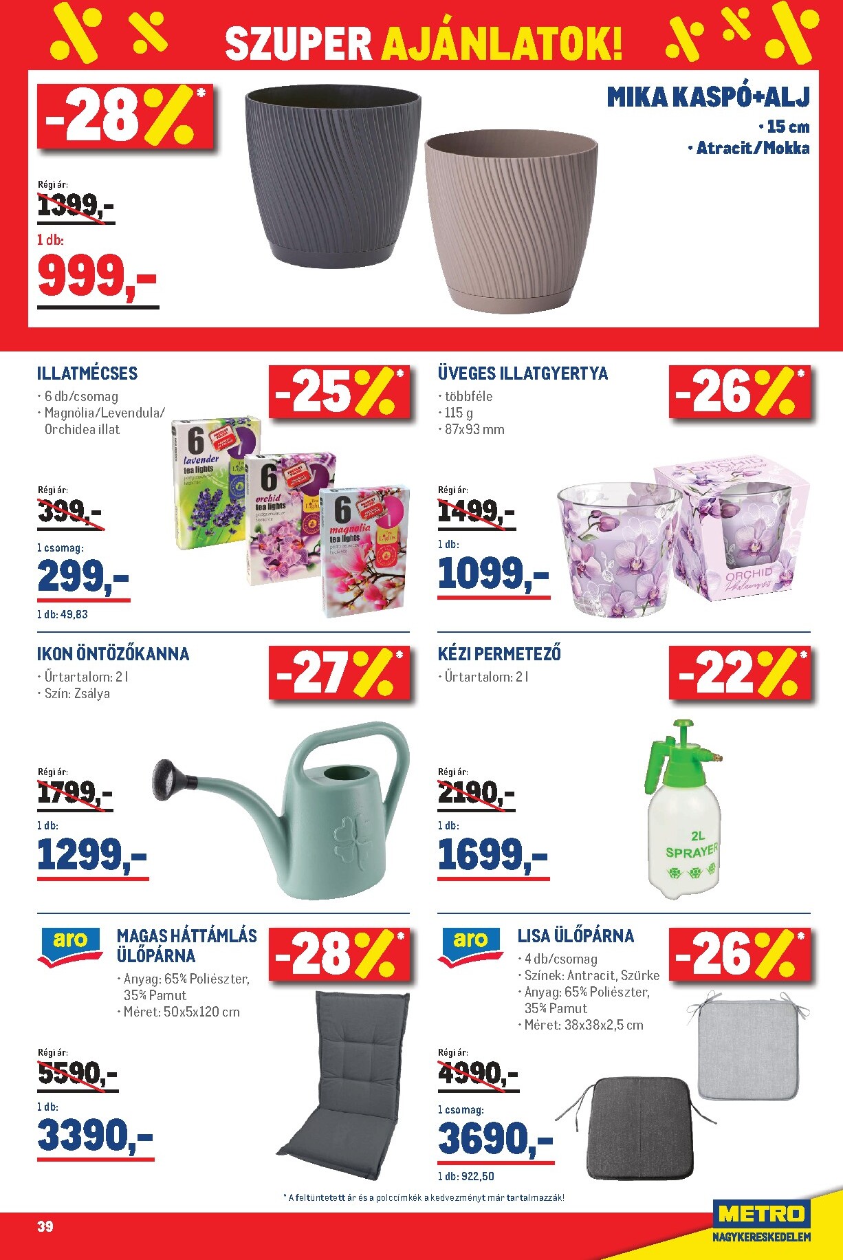 metro - Metro - Élelmiszer és Szezonális Ajánlataink Kiskereskedőknek akciós újság, érvényes 2026.03.01. - 2026.04.04. - page: 39