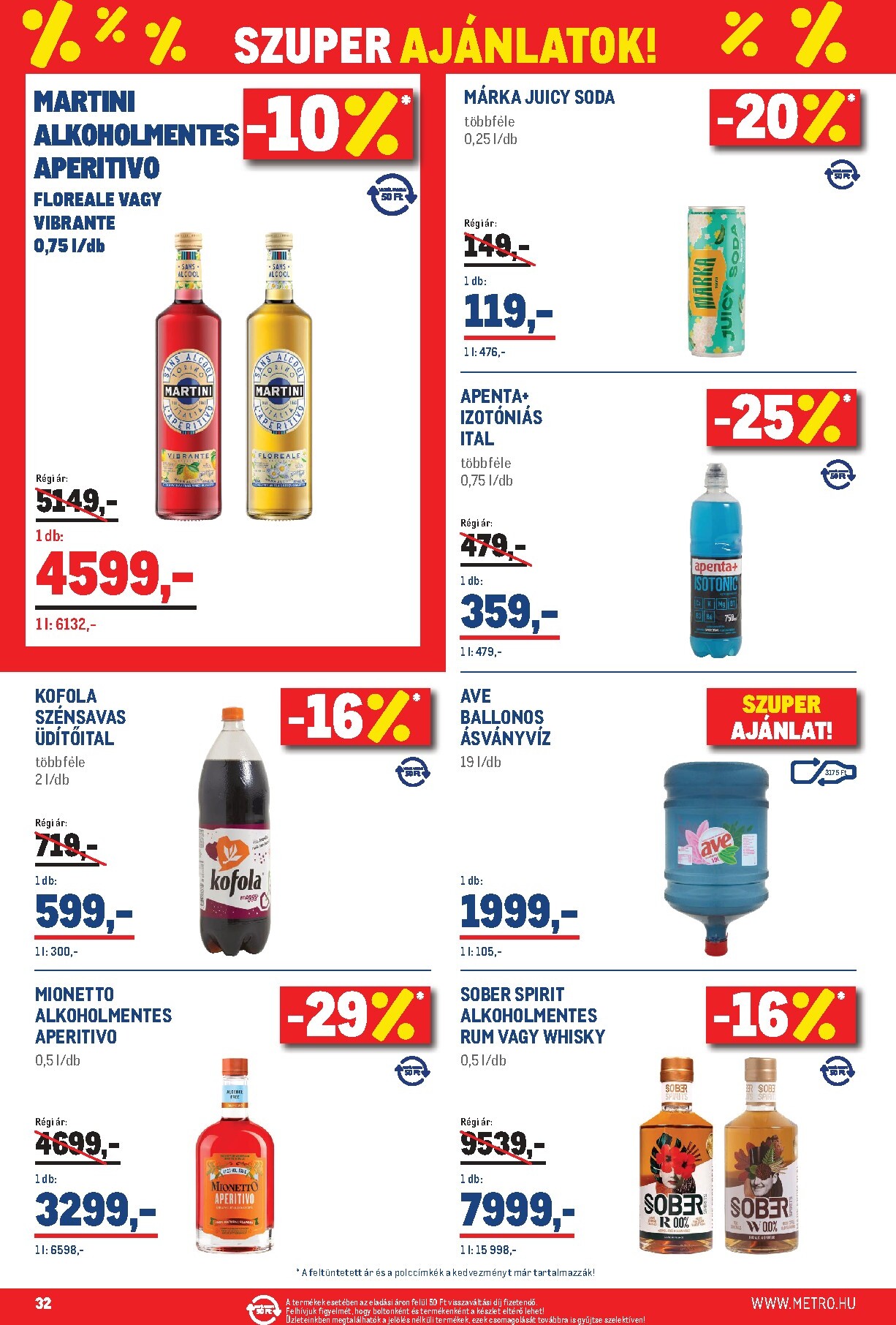 metro - Metro - Élelmiszer és Szezonális Ajánlataink Kiskereskedőknek akciós újság, érvényes 2026.03.01. - 2026.04.04. - page: 32