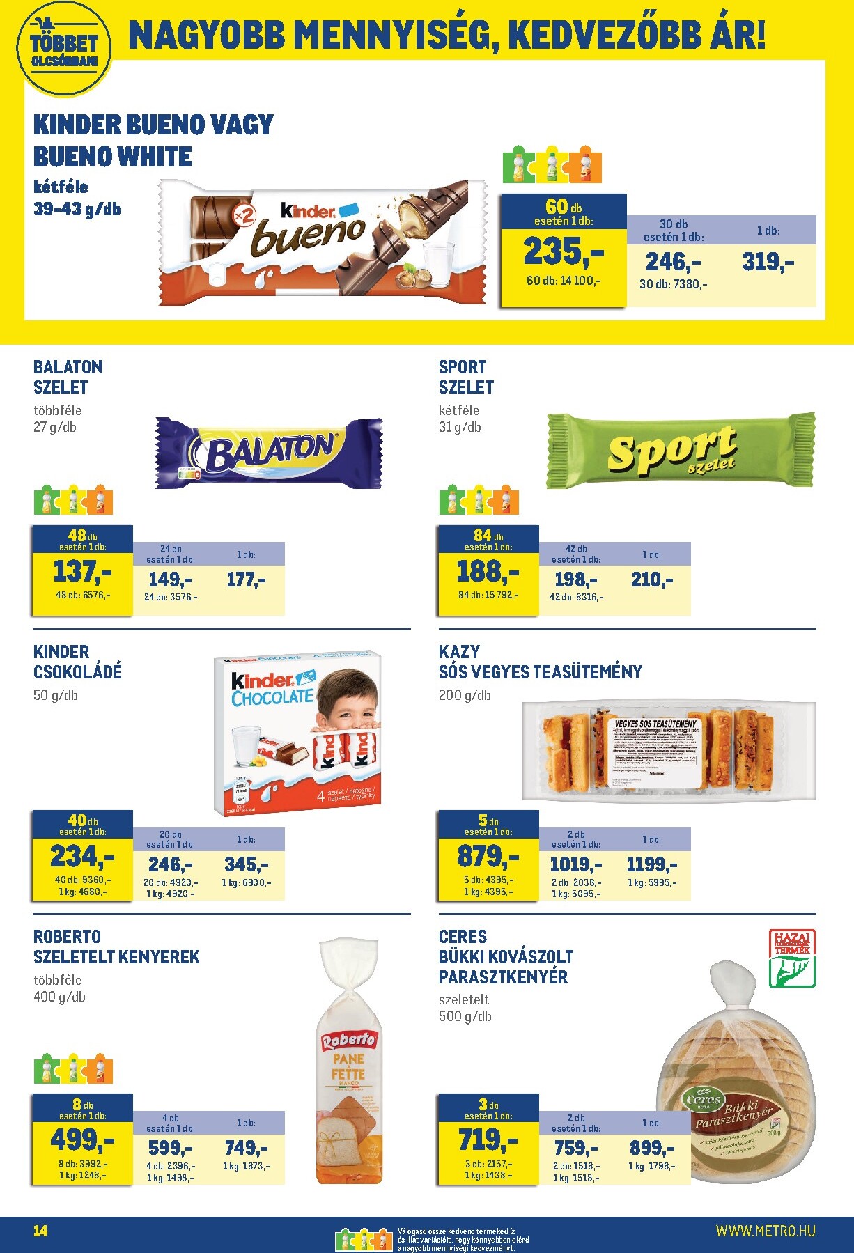 metro - Metro - Élelmiszer és Szezonális Ajánlataink Kiskereskedőknek akciós újság, érvényes 2026.03.01. - 2026.04.04. - page: 14