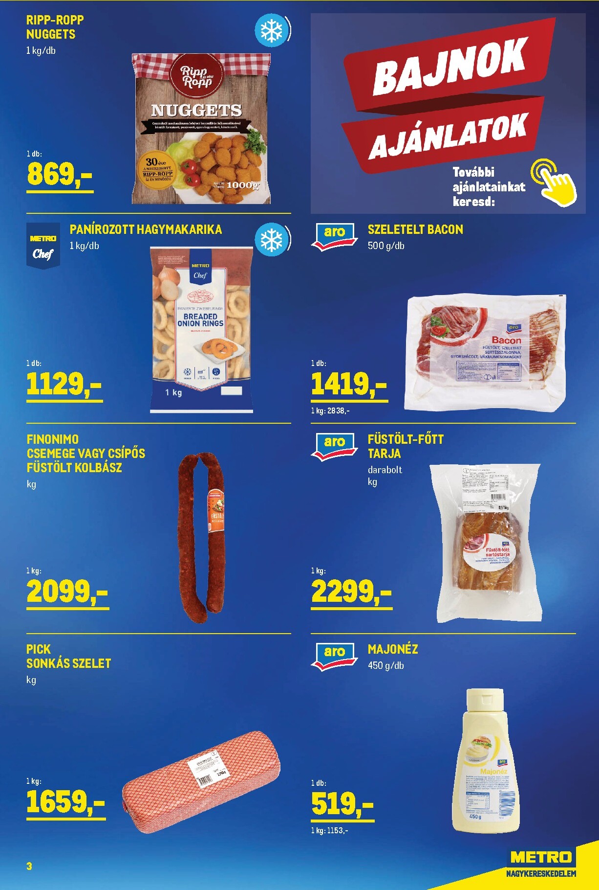 metro - Metro - Élelmiszer és Szezonális Ajánlataink Kiskereskedőknek akciós újság, érvényes 2026.03.01. - 2026.04.04. - page: 3