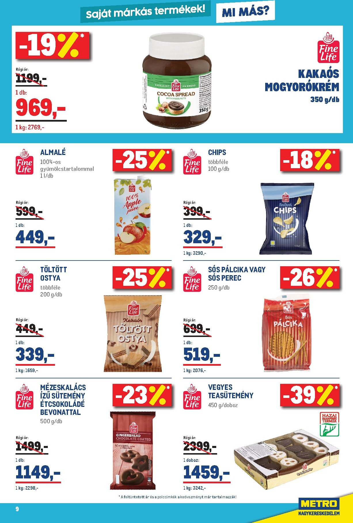 metro - Metro - Élelmiszer és Szezonális Ajánlataink Kiskereskedőknek akciós újság, érvényes 2026.03.01. - 2026.04.04. - page: 9
