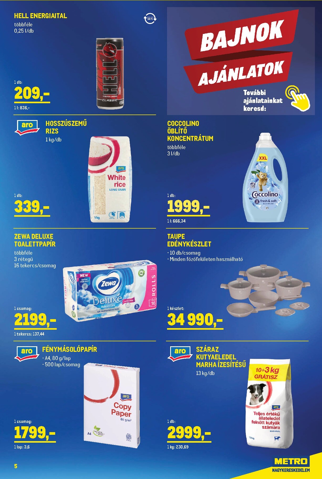 metro - Metro - Élelmiszer és Szezonális Ajánlataink Kiskereskedőknek akciós újság, érvényes 2026.03.01. - 2026.04.04. - page: 5
