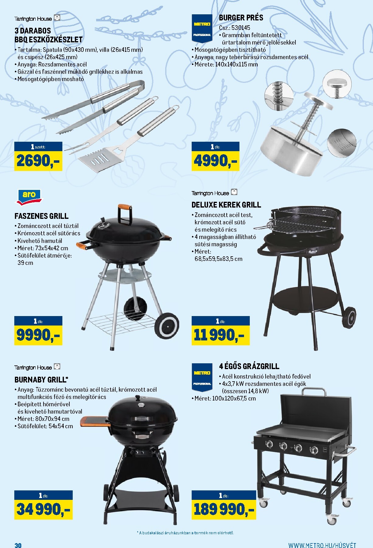 metro - Metro - Húsvét Nagyban akciós újság, érvényes 2026.03.01. - 2026.04.04. - page: 30