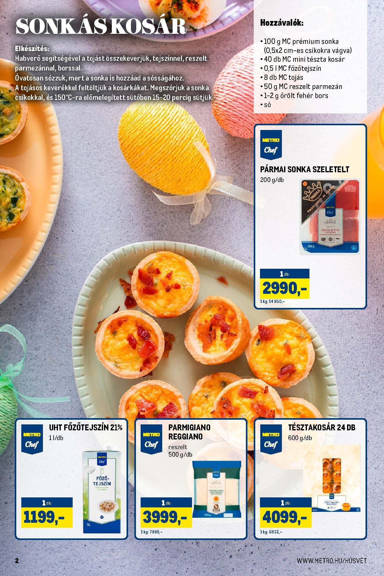 metro - Metro - Húsvét Nagyban akciós újság, érvényes 2026.03.01. - 2026.04.04. - page: 2