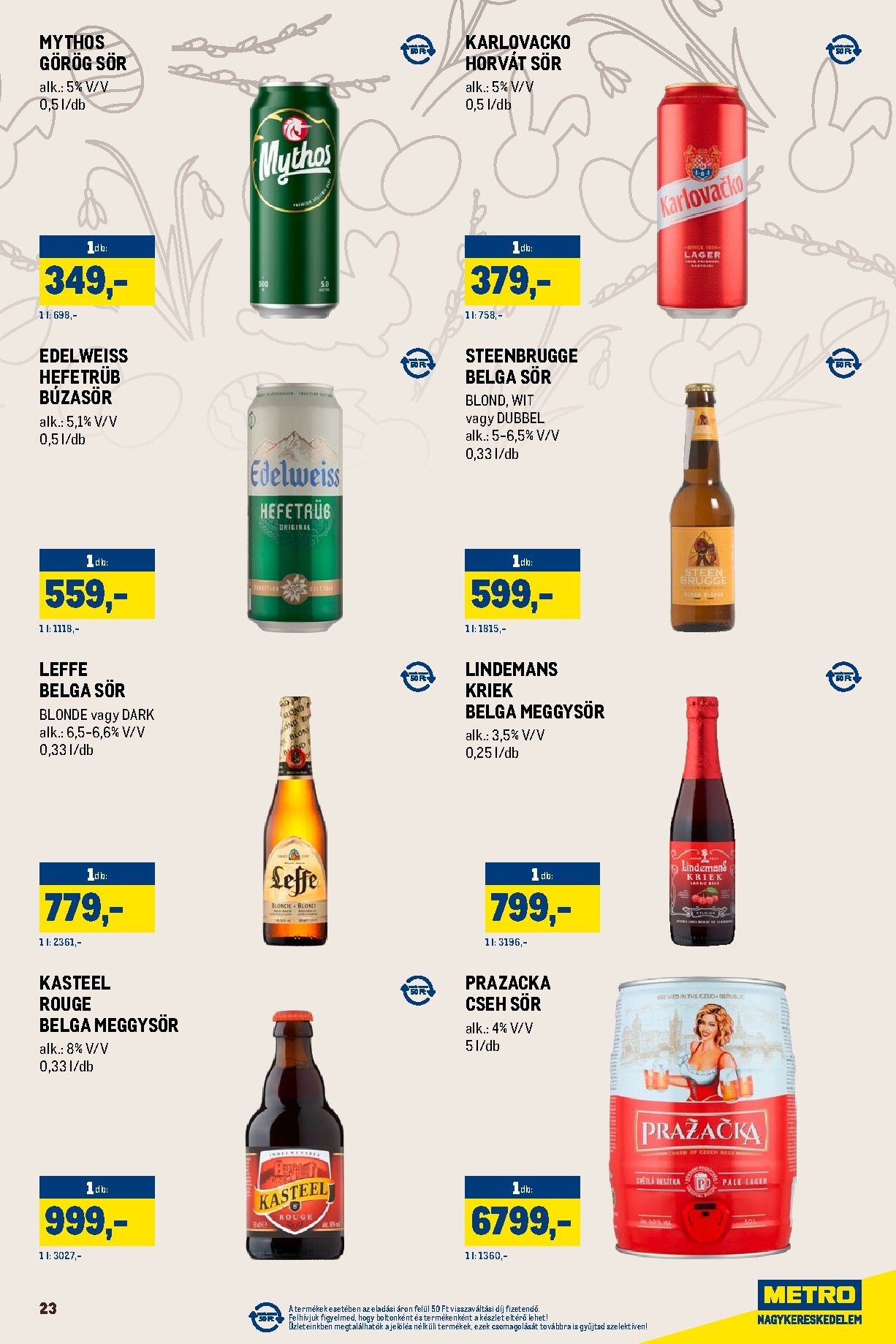 metro - Metro - Húsvét Nagyban akciós újság, érvényes 2026.03.01. - 2026.04.04. - page: 23