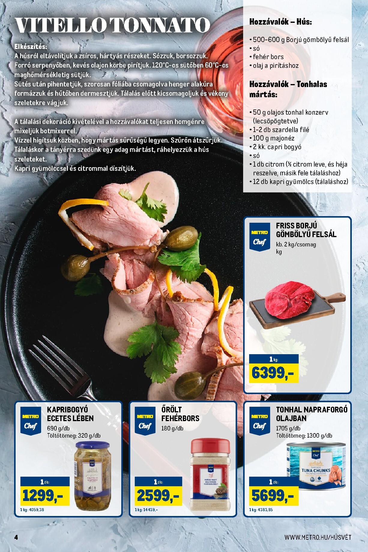 metro - Metro - Húsvét Nagyban akciós újság, érvényes 2026.03.01. - 2026.04.04. - page: 4