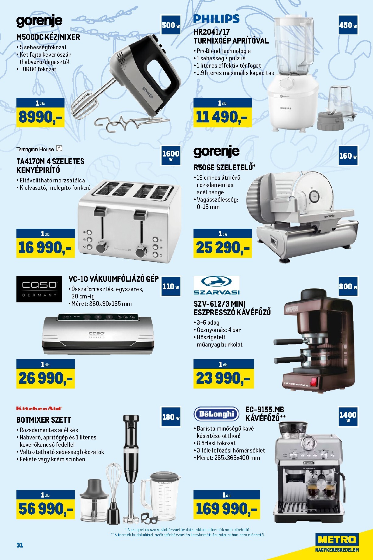 metro - Metro - Húsvét Nagyban akciós újság, érvényes 2026.03.01. - 2026.04.04. - page: 31