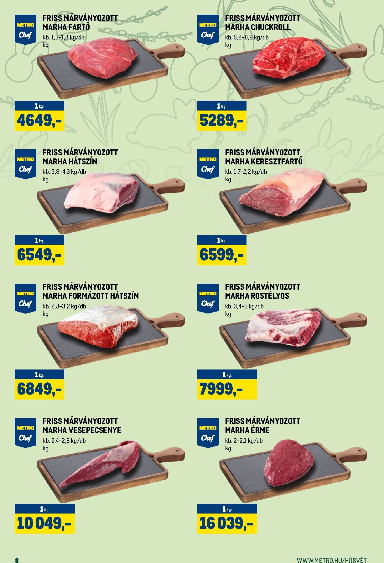 metro - Metro - Húsvét Nagyban akciós újság, érvényes 2026.03.01. - 2026.04.04. - page: 8