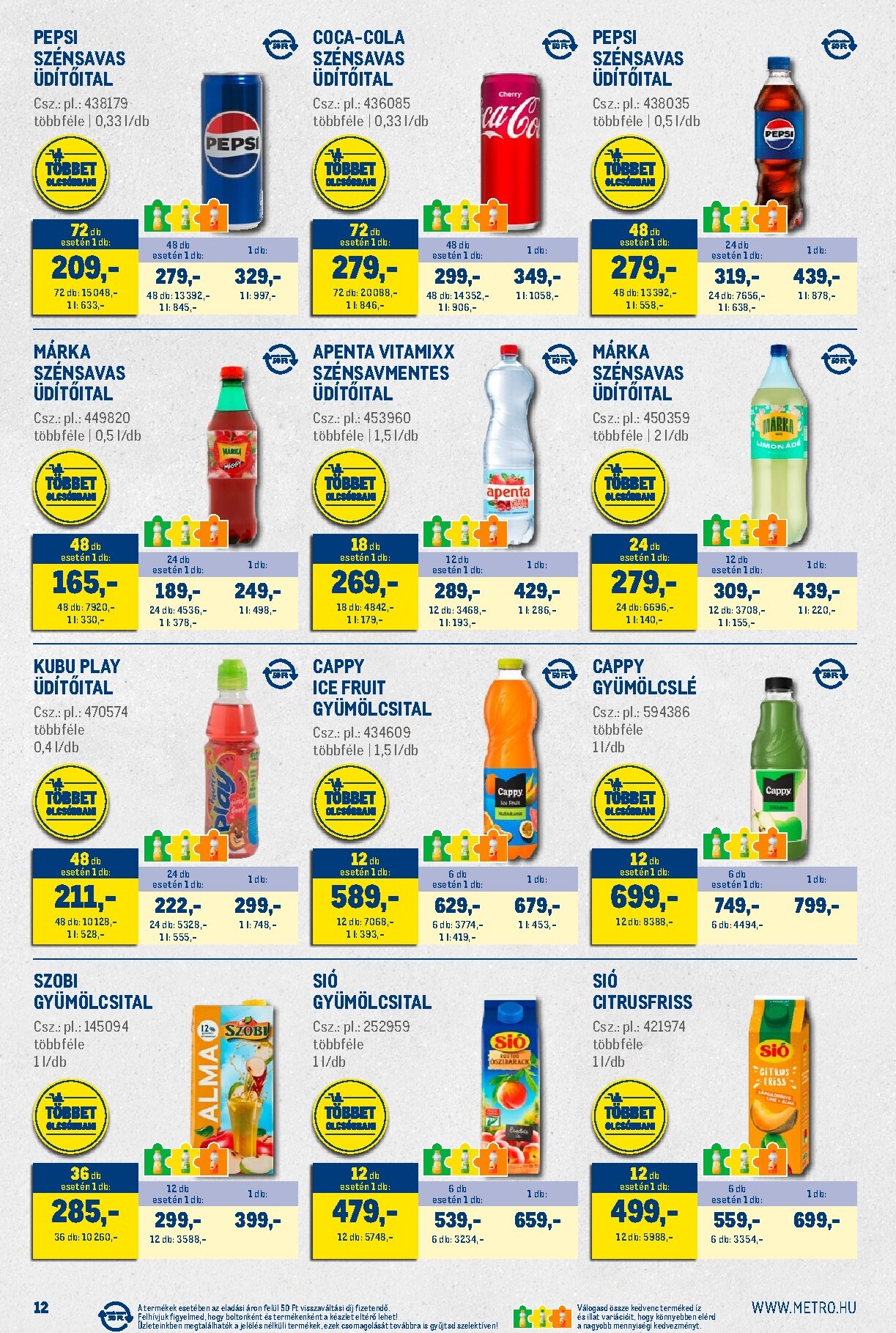 metro - Metro - Nagy Ajánlatok Kiskereskedőknek akciós újság, érvényes 2026.03.01. - 2026.03.31. - page: 12