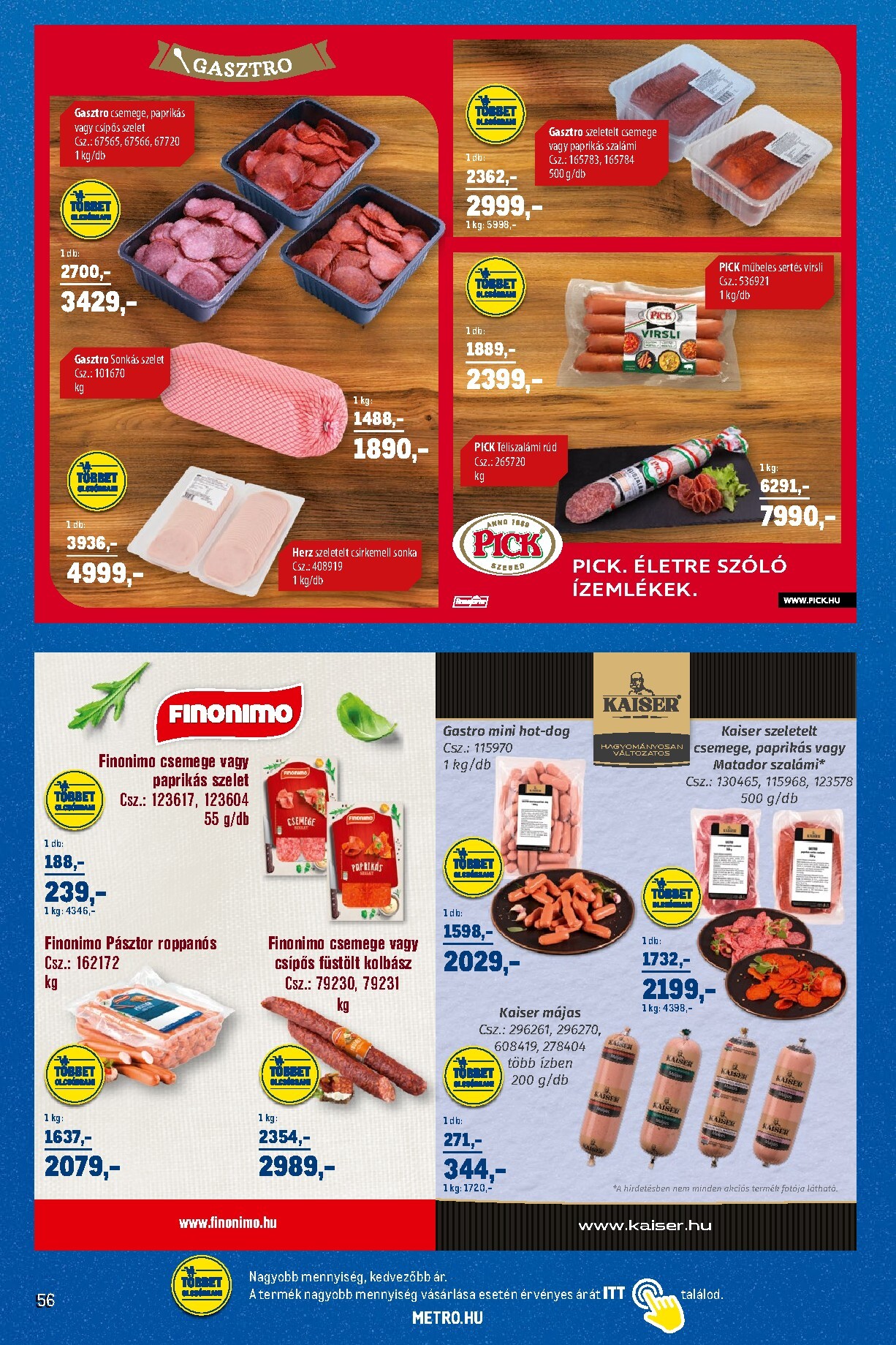 metro - Metro - Sirha magazin akciós újság, érvényes 2026.03.01. - 2026.03.31. - page: 56