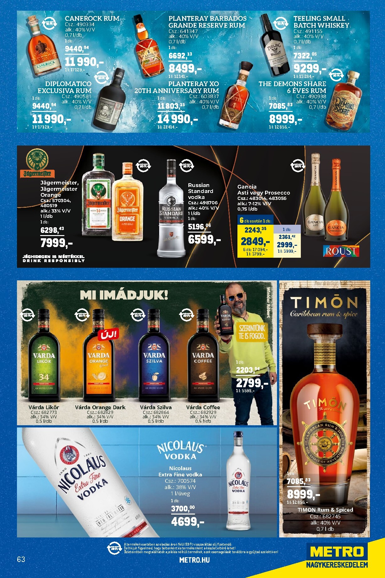 metro - Metro - Sirha magazin akciós újság, érvényes 2026.03.01. - 2026.03.31. - page: 63