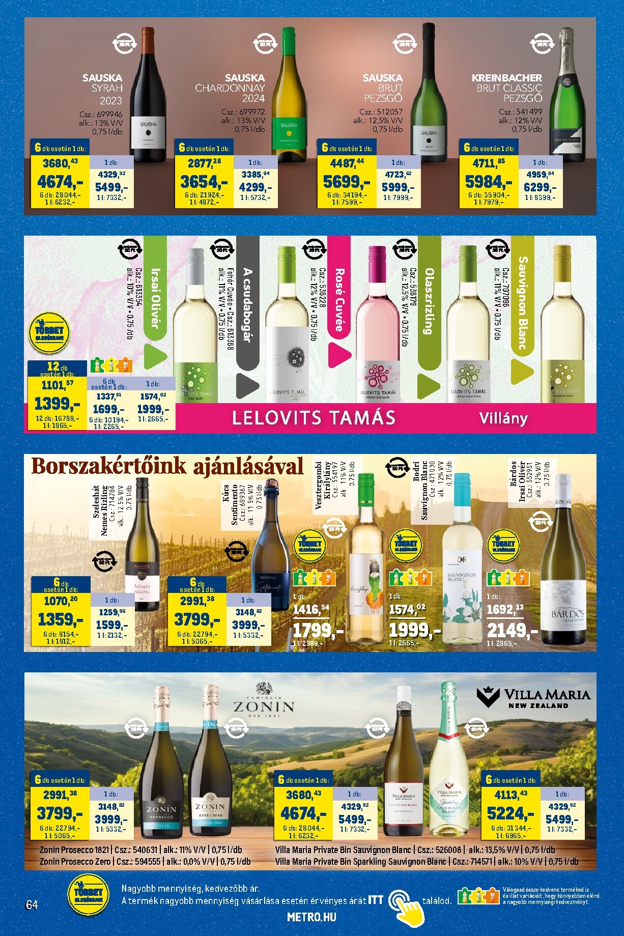 metro - Metro - Sirha magazin akciós újság, érvényes 2026.03.01. - 2026.03.31. - page: 64