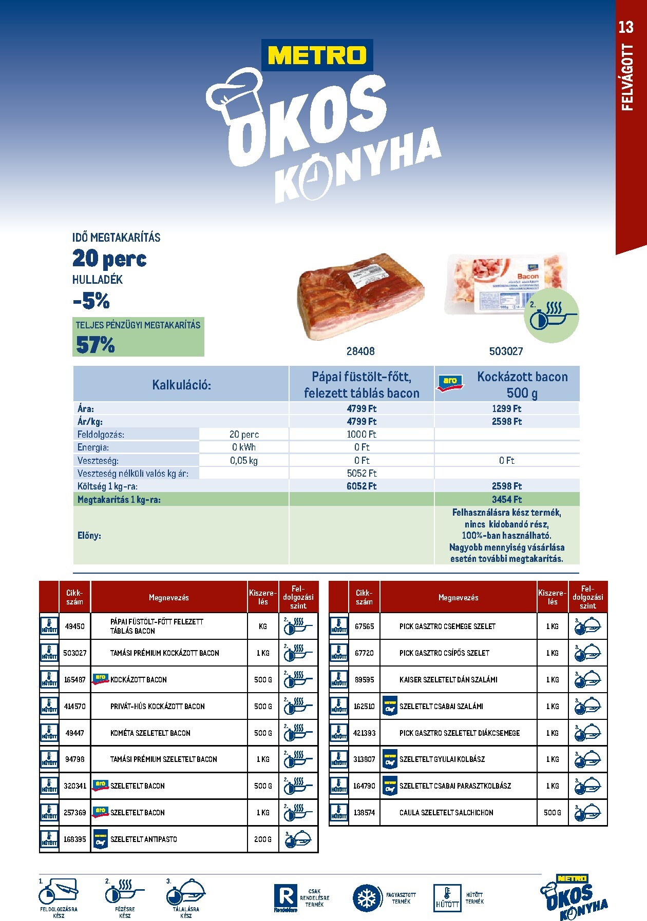 metro - Metro - Okos konyha katalógus akciós újság, érvényes 2026.03.01. - 2026.03.31. - page: 13