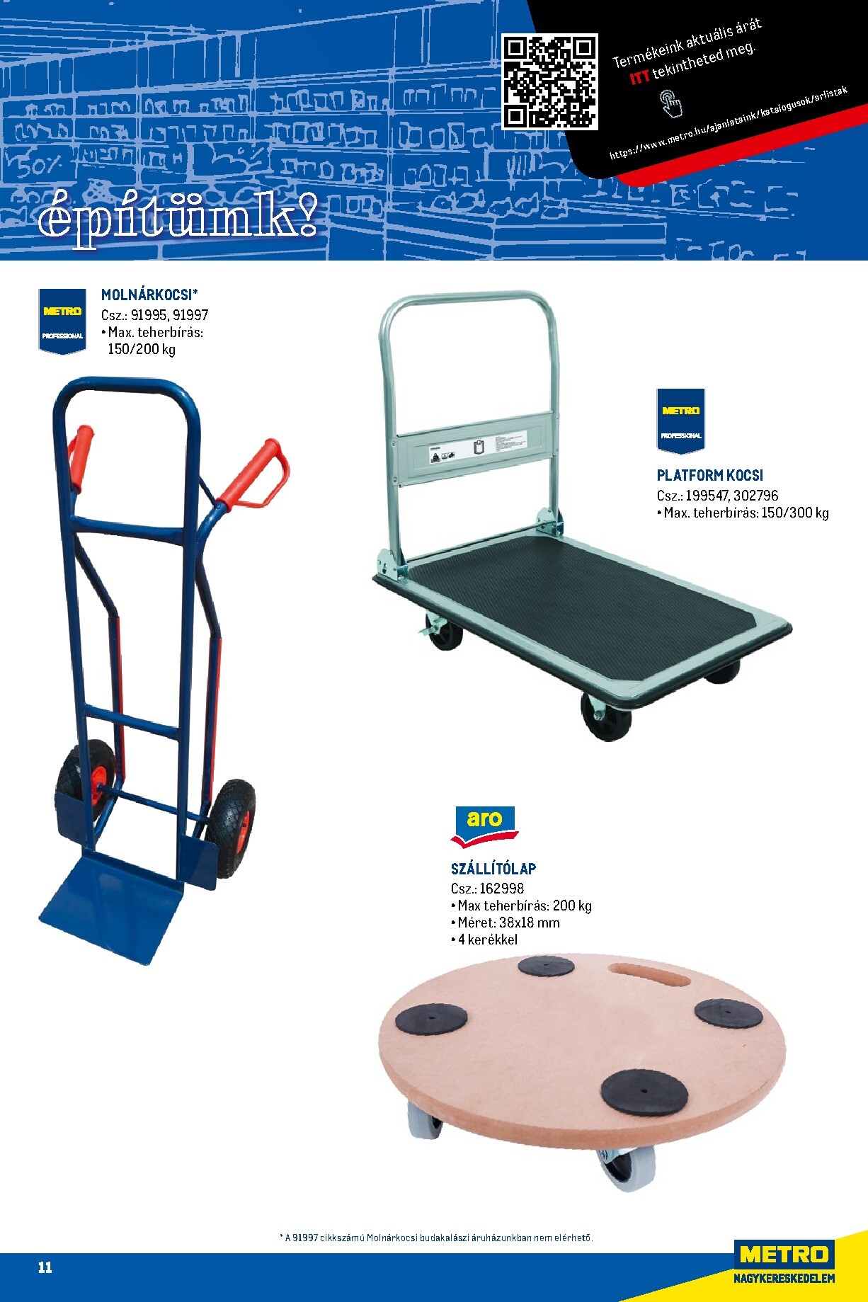 metro - Metro - Üzletet építünk! akciós újság, érvényes 2026.03.01. - 2026.03.31. - page: 11