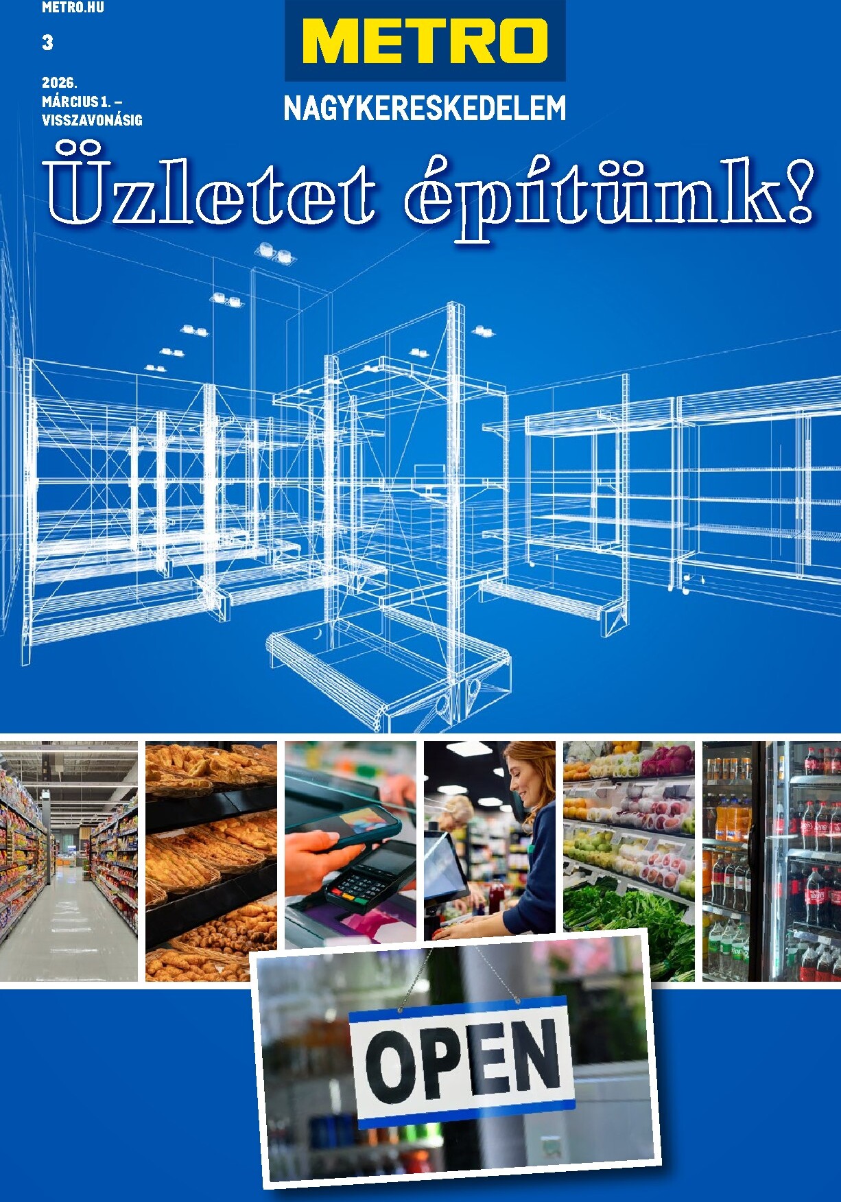 metro - Metro - Üzletet építünk! akciós újság, érvényes 2026.03.01. - 2026.03.31.