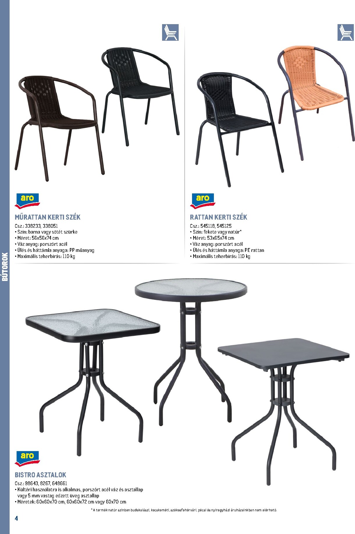 metro - Metro - Szezonális bútorok és kiegészítők akciós újság, érvényes 2026.02.16. - 2026.12.31. - page: 4