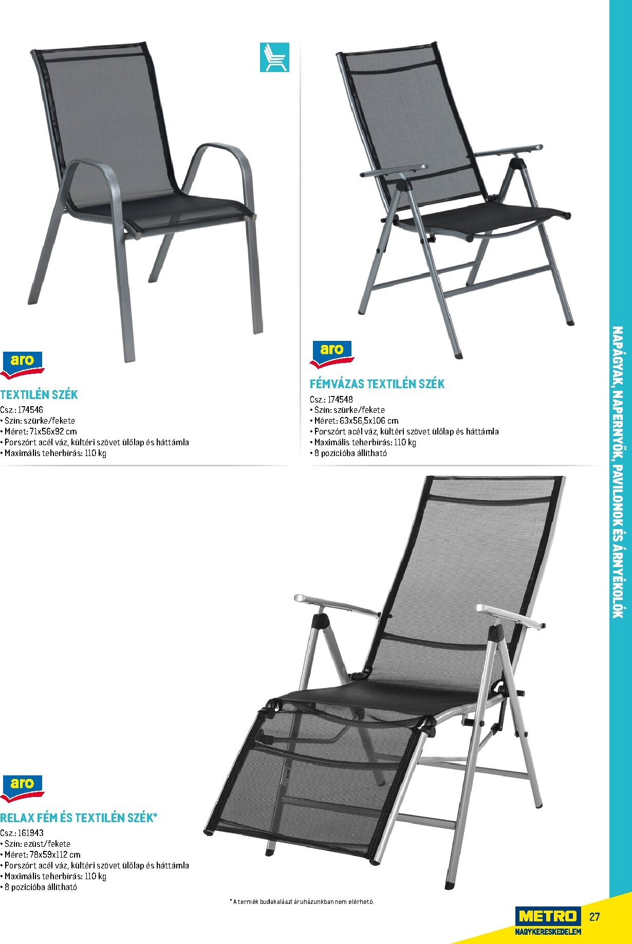 metro - Metro - Szezonális bútorok és kiegészítők akciós újság, érvényes 2026.02.16. - 2026.12.31. - page: 27