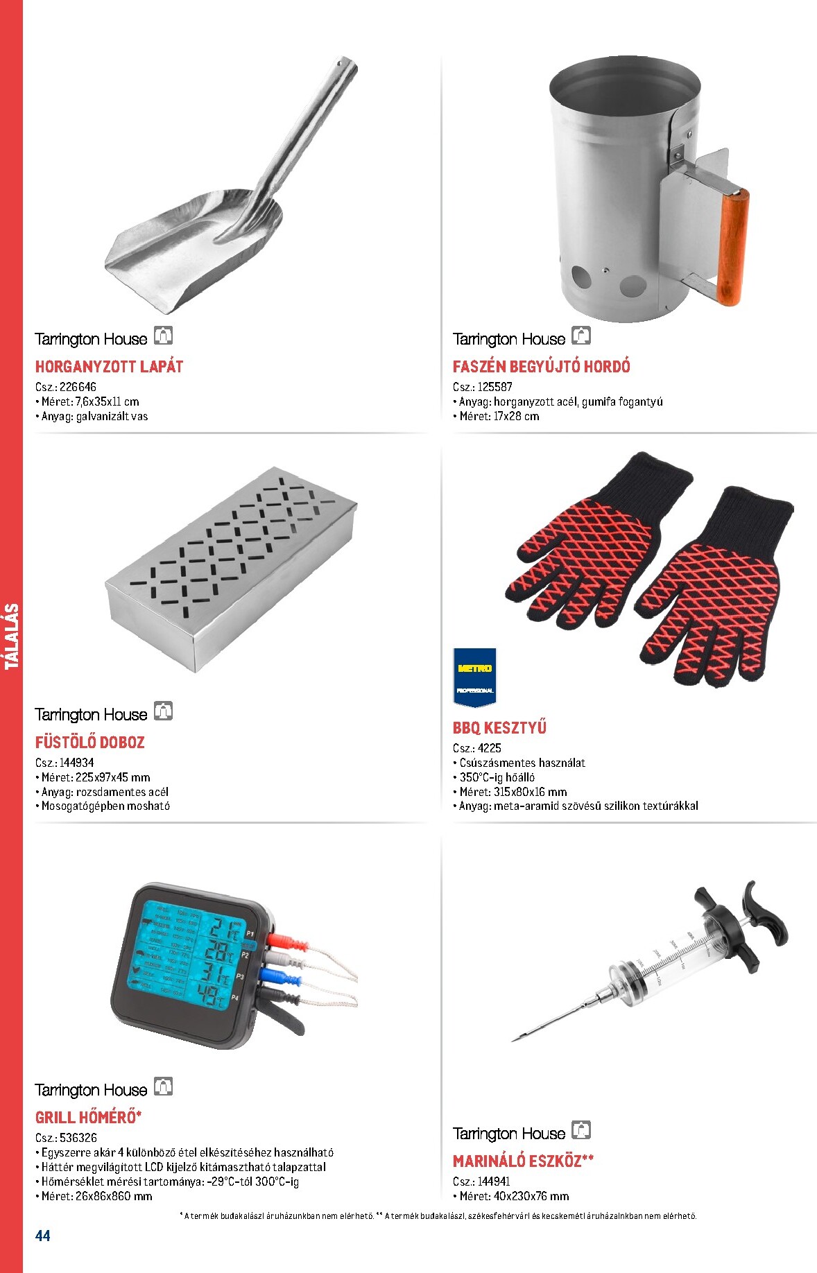 metro - Metro - Szezonális bútorok és kiegészítők akciós újság, érvényes 2026.02.16. - 2026.12.31. - page: 44