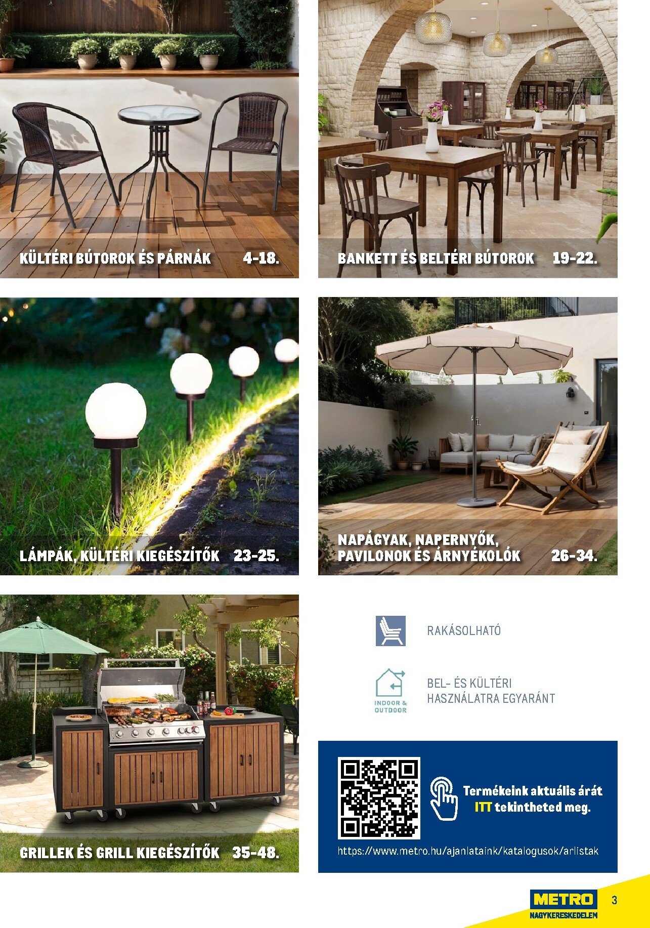 metro - Metro - Szezonális bútorok és kiegészítők akciós újság, érvényes 2026.02.16. - 2026.12.31. - page: 3
