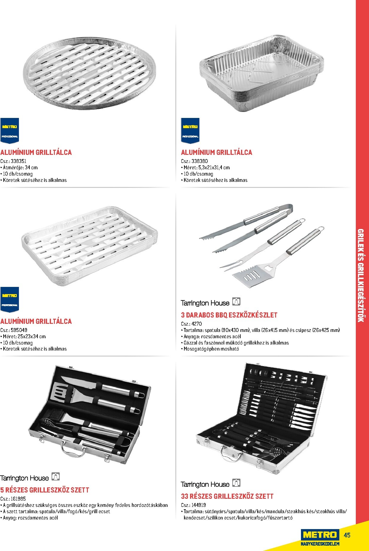 metro - Metro - Szezonális bútorok és kiegészítők akciós újság, érvényes 2026.02.16. - 2026.12.31. - page: 45