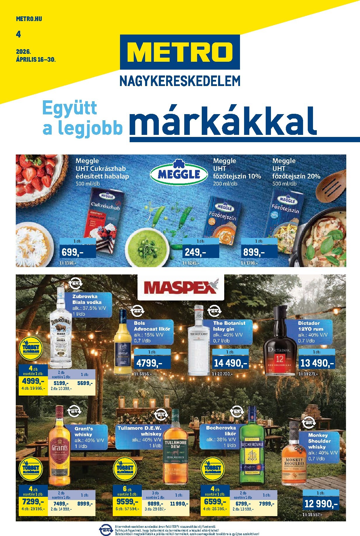 metro - Aktuális Metro - Márkák katalógus szórólap érvényes csütörtöktől 2026.04.16.-től csütörtöktől 2026.04.30.-ig