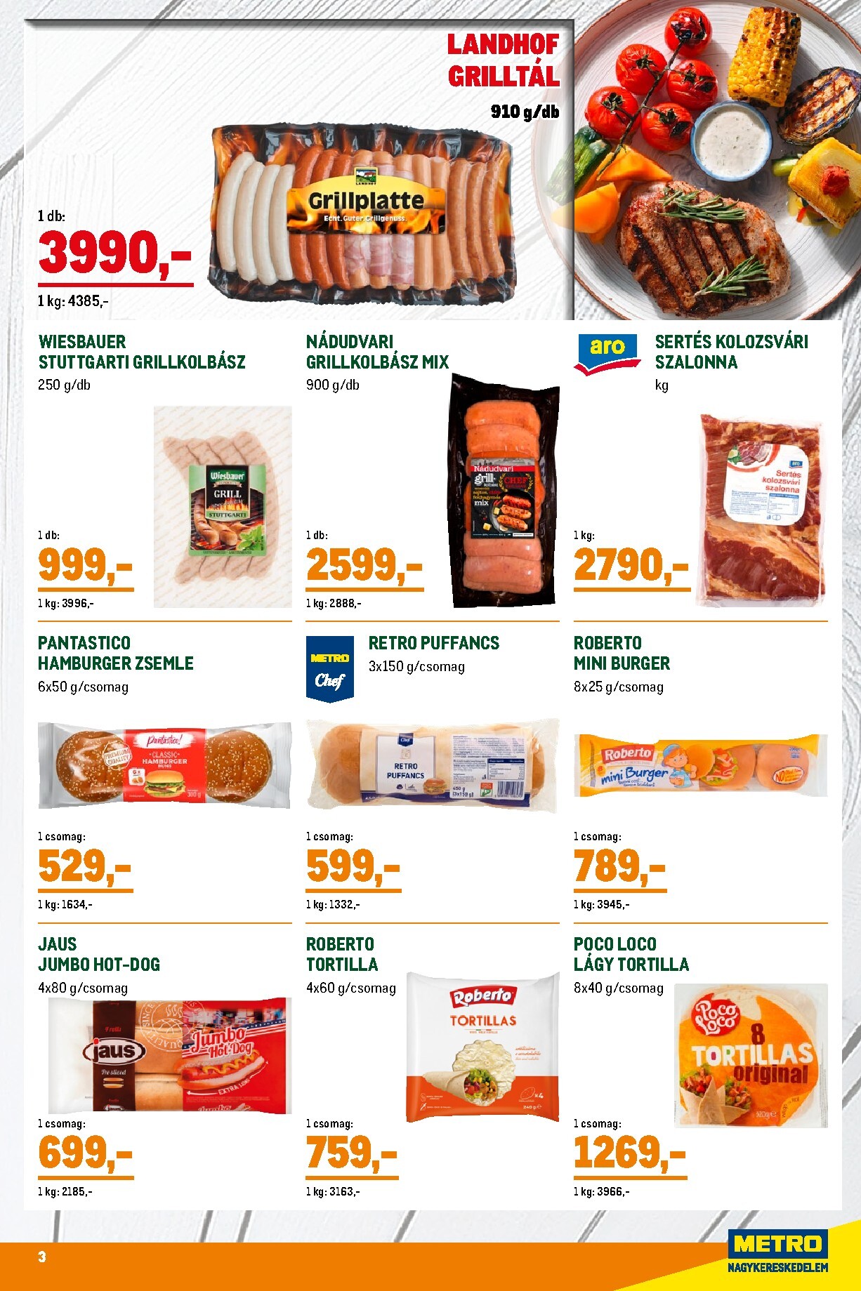 metro - Metro - Grillszezon katalógus hirdetmény a következő hétre szombattól 2026.05.02.-tól vasárnaptól 2026.05.31.-ig - page: 3