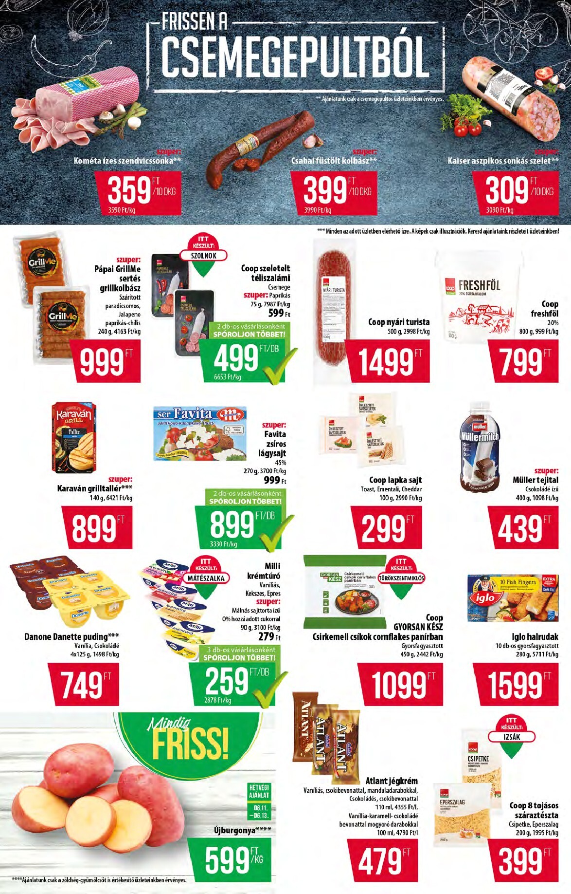 coop - A jövőbeli Coop - Alföld - Abc-Szuper akciós újság csütörtöktől 2026.06.11.-tól szerdától 2026.06.17.-ig érvényes. - page: 2
