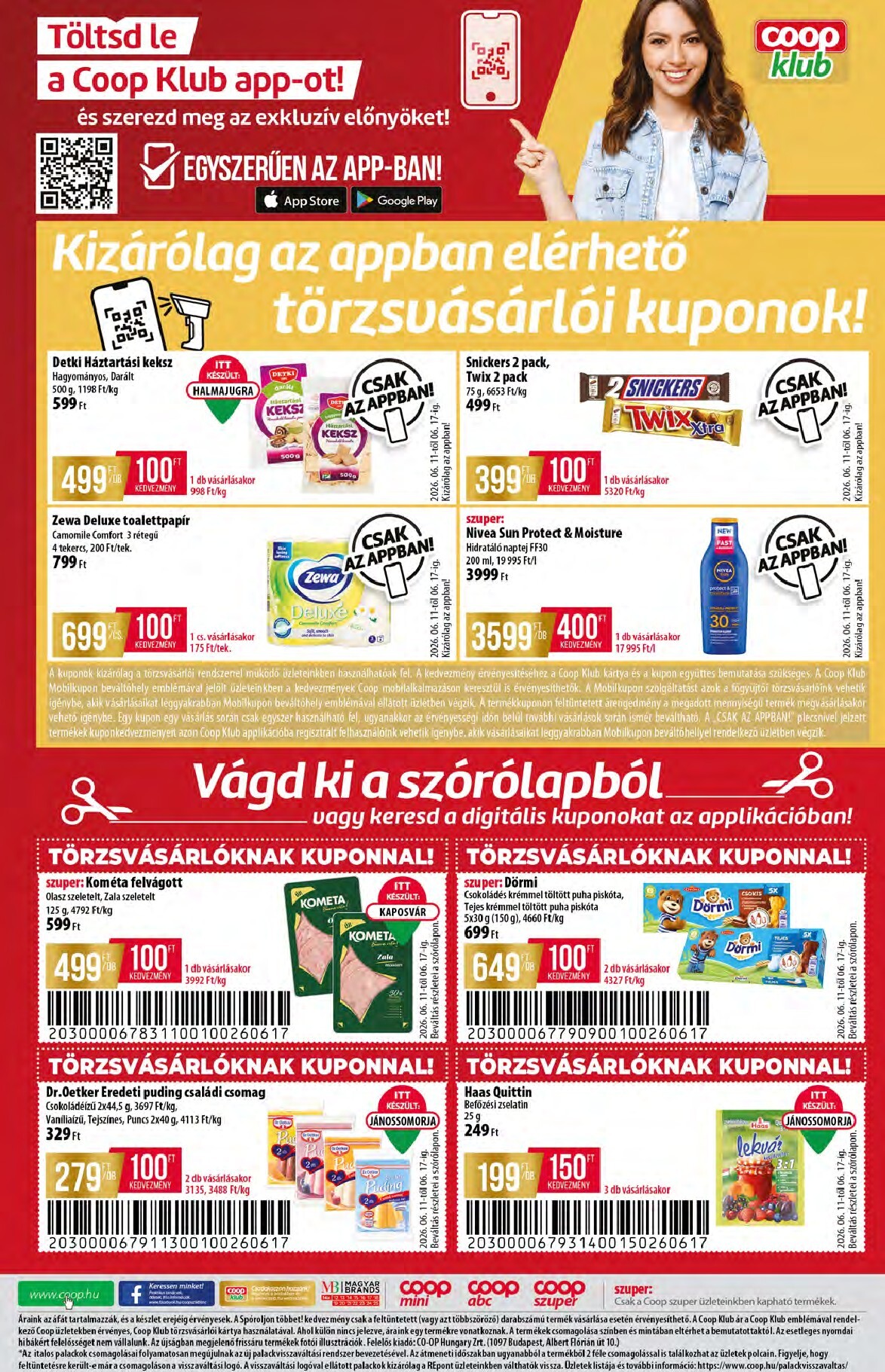 coop - A jövőbeli Coop - Abc-Szuper akciós újság csütörtöktől 2026.06.11.-tól szerdától 2026.06.17.-ig érvényes. - page: 12