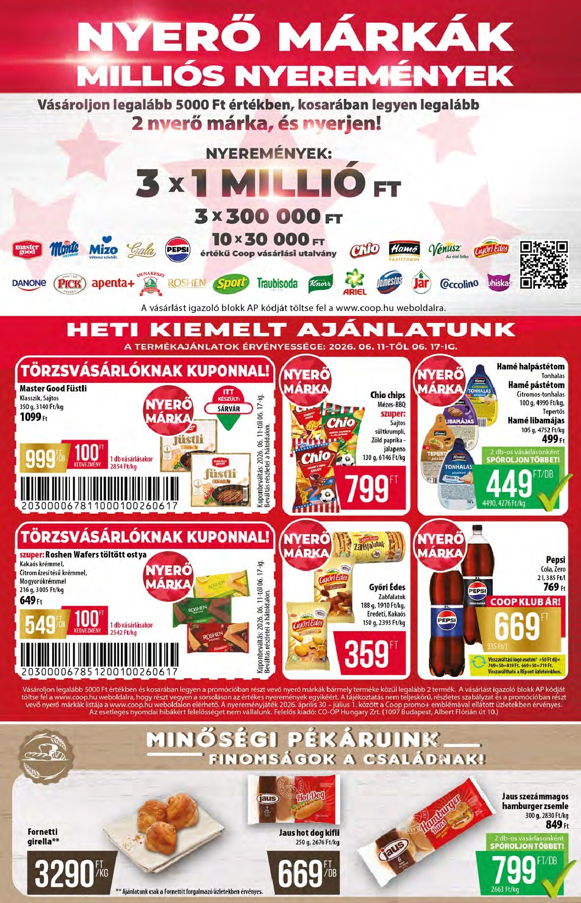 coop - A jövőbeli Coop - Abc-Szuper Észak-Kelet akciós újság csütörtöktől 2026.06.11.-tól szerdától 2026.06.17.-ig érvényes. - page: 4