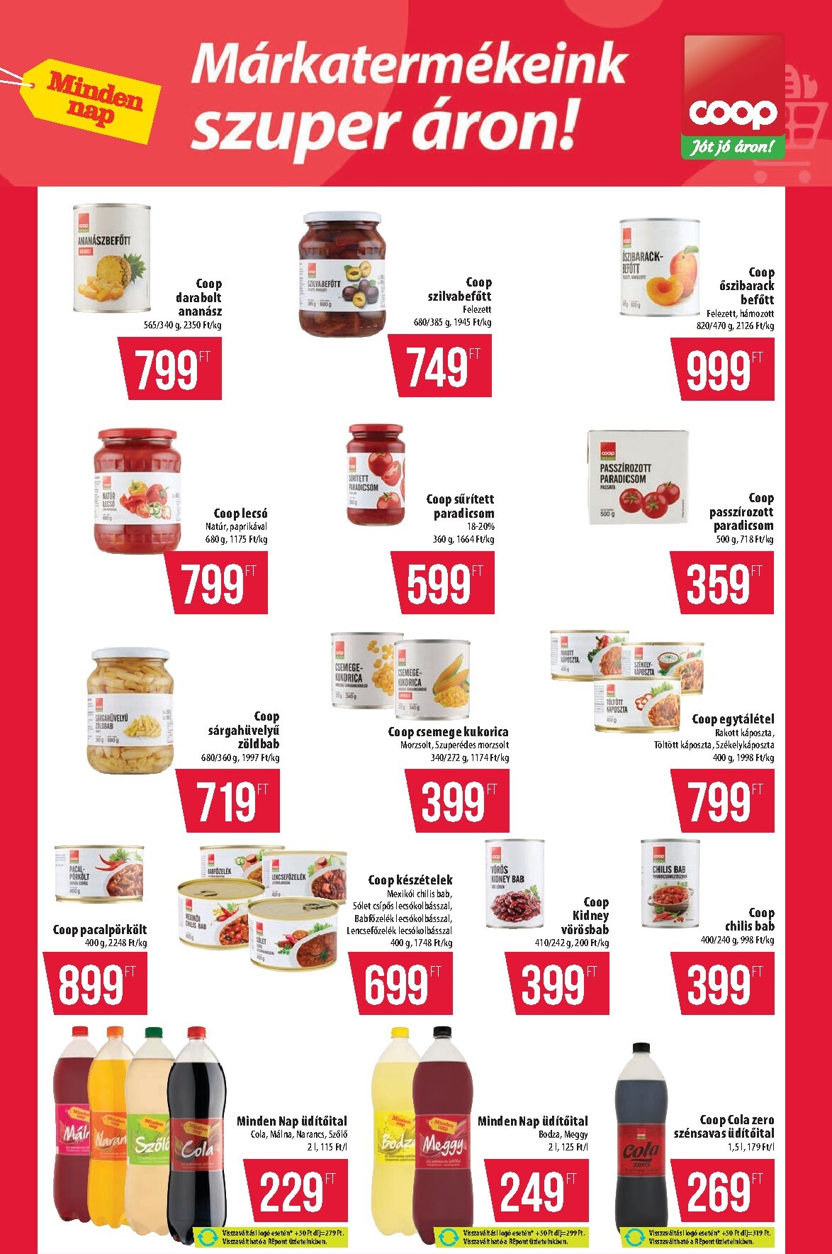 coop - A jövőbeli Coop - Szuper-Plusz Észak-Kelet akciós újság csütörtöktől 2026.06.11.-tól szerdától 2026.06.17.-ig érvényes. - page: 7