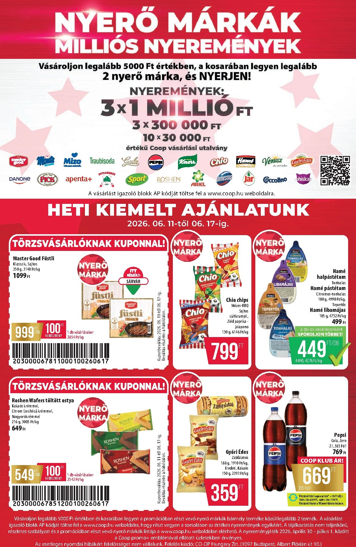 coop - A jövőbeli Coop - Szuper-Plusz Észak-Kelet akciós újság csütörtöktől 2026.06.11.-tól szerdától 2026.06.17.-ig érvényes. - page: 4