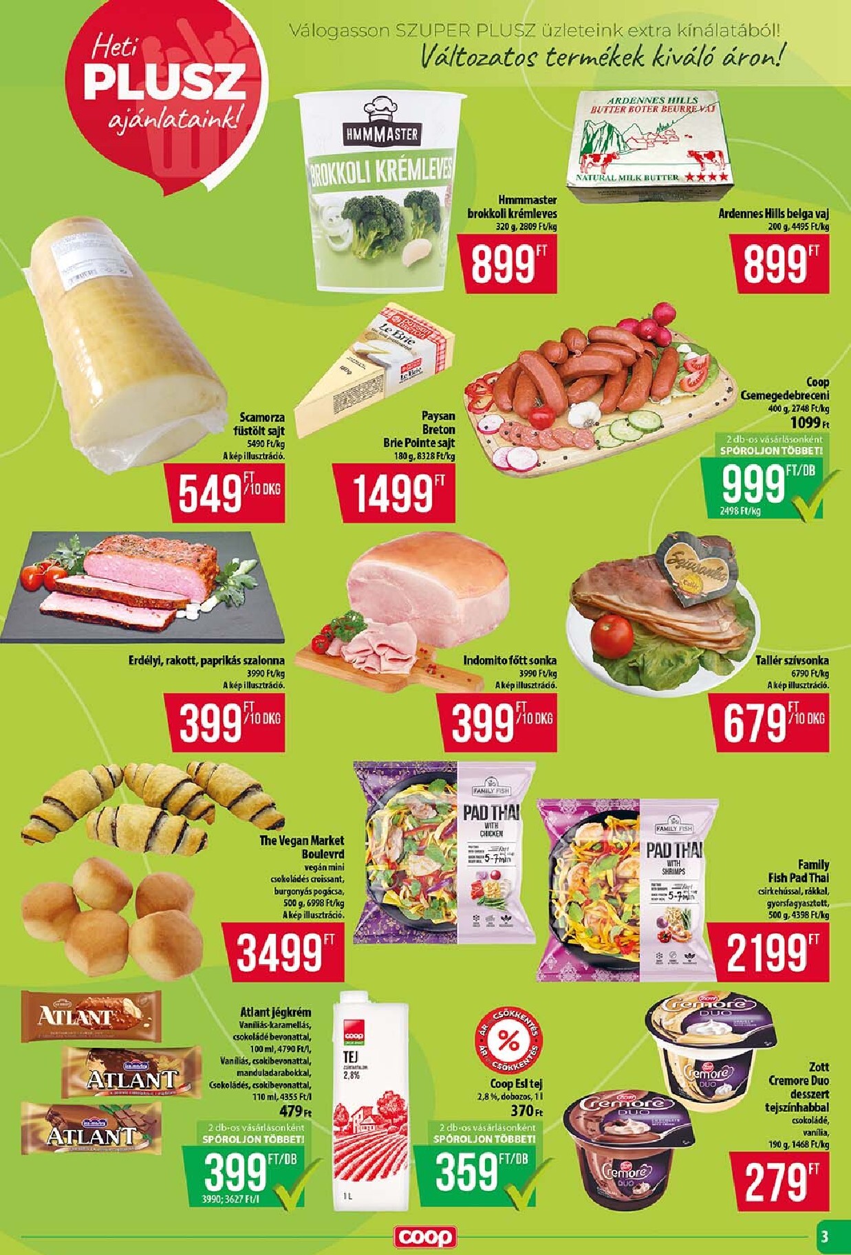 coop - A jövőbeli Coop Szuper Plusz akciós újság csütörtöktől 2026.06.18.-tól szerdától 2026.06.24.-ig érvényes. - page: 3
