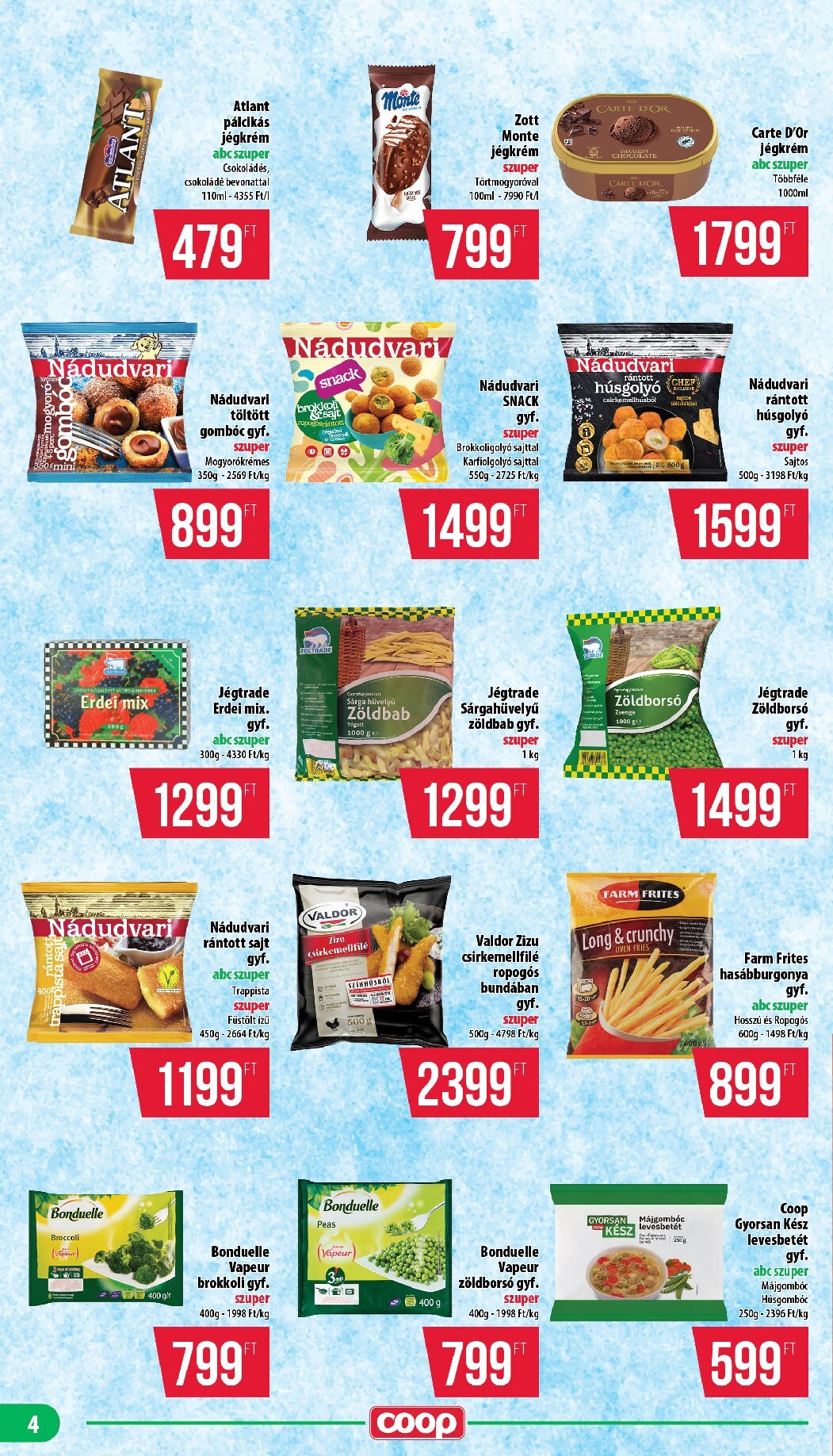 coop - A jövőbeli Coop - Nyírzem/Szabolcs akciós újság csütörtöktől 2026.06.18.-tól szerdától 2026.06.24.-ig érvényes. - page: 4