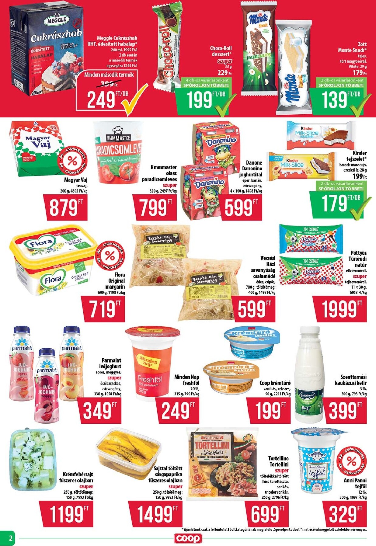 coop - A jövőbeli Coop - Tisza - Abc-Szuper akciós újság csütörtöktől 2026.06.18.-tól szerdától 2026.06.24.-ig érvényes. - page: 2