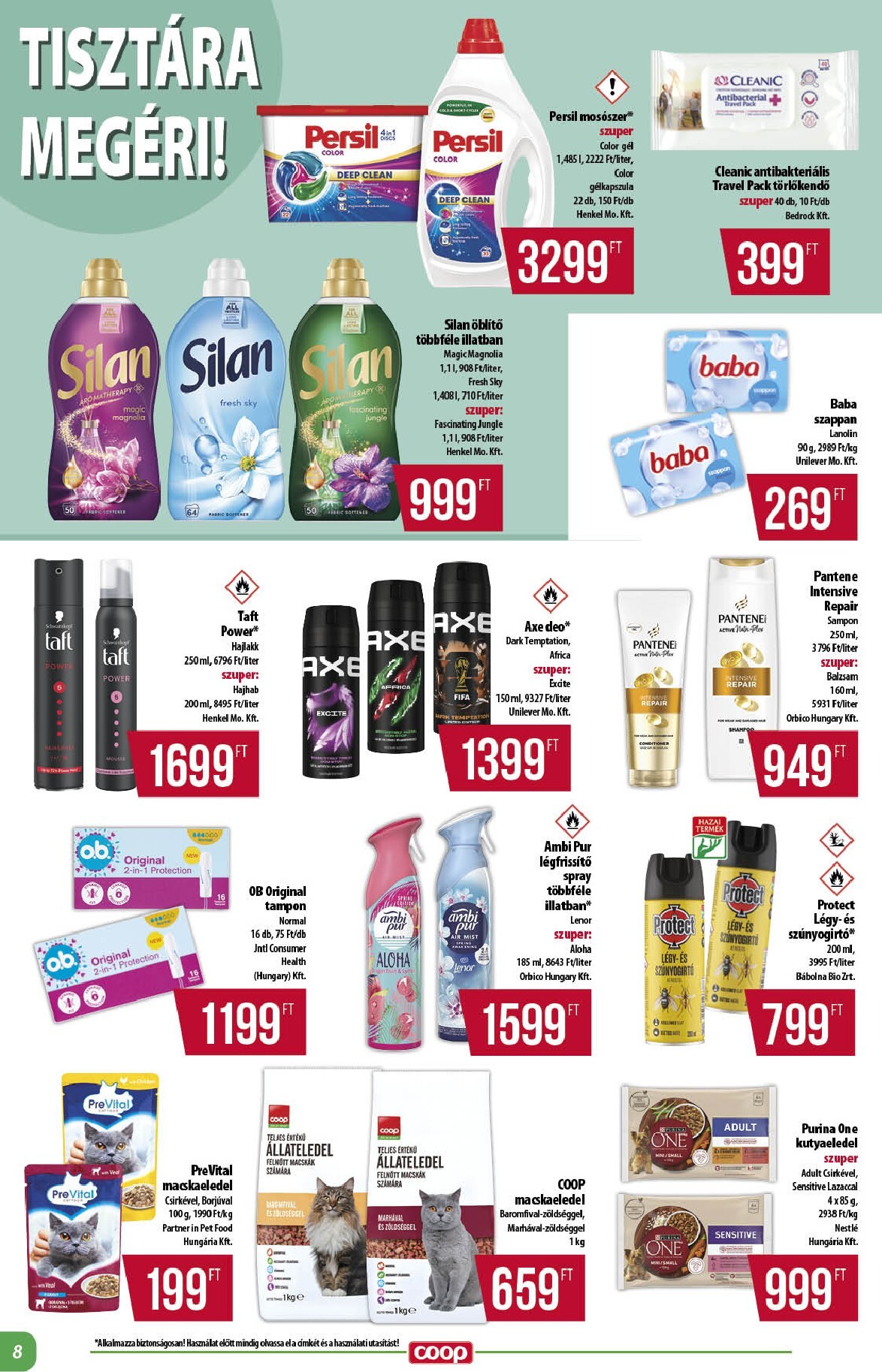 coop - Aktuális Coop - Alföld szórólap érvényes csütörtöktől 2026.06.18.-től szerdától 2026.06.24.-ig - page: 8