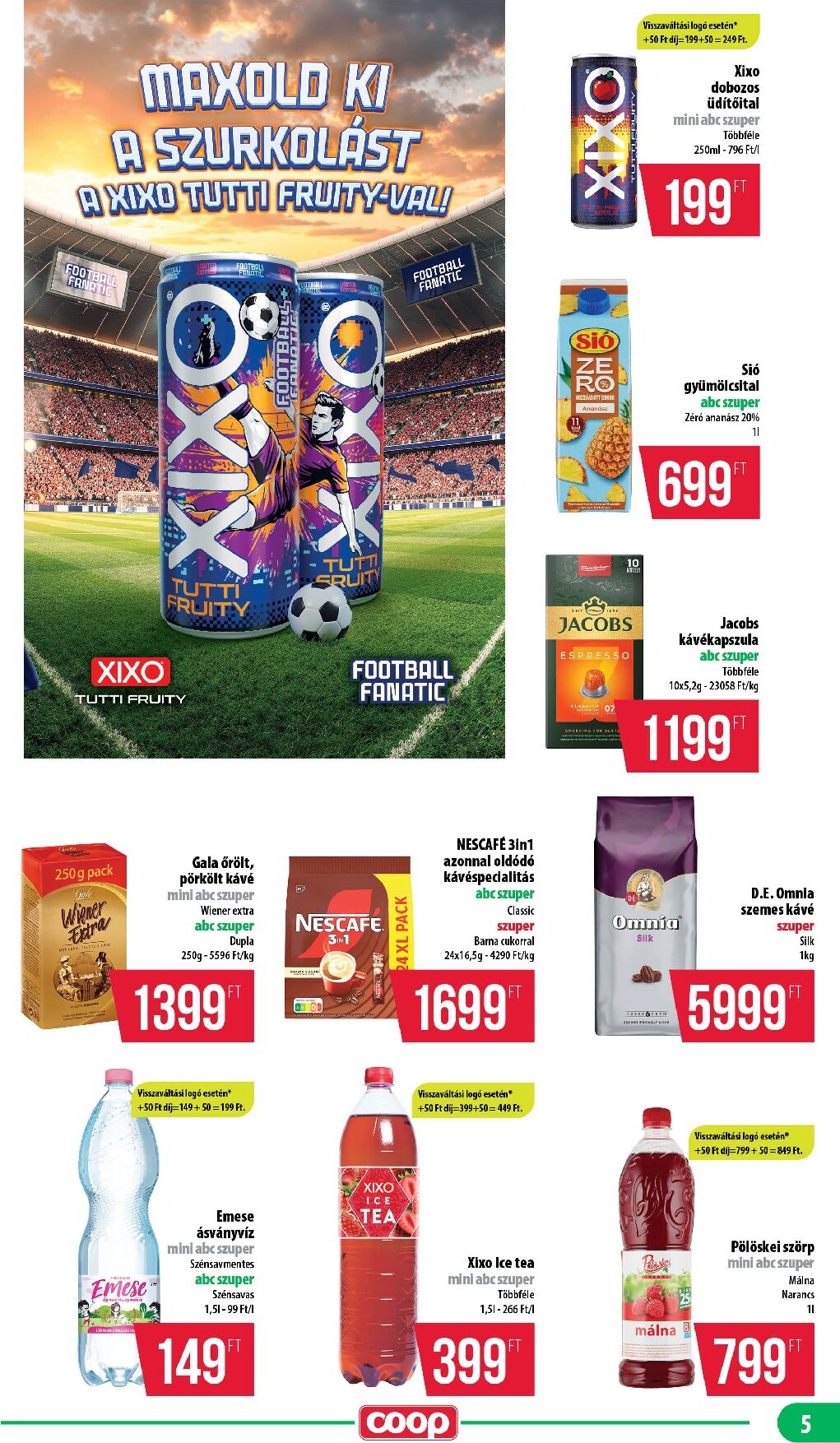 coop - Aktuális Coop - Mini Abc Szuper Mecsek szórólap érvényes csütörtöktől 2026.06.18.-től szerdától 2026.06.24.-ig - page: 5