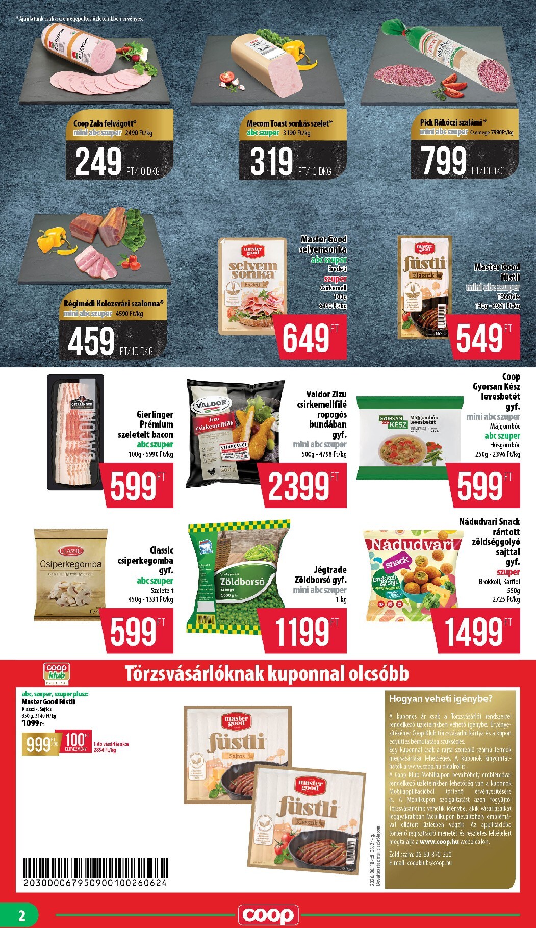 coop - Aktuális Coop - Mini Abc Szuper Mecsek szórólap érvényes csütörtöktől 2026.06.18.-től szerdától 2026.06.24.-ig - page: 2