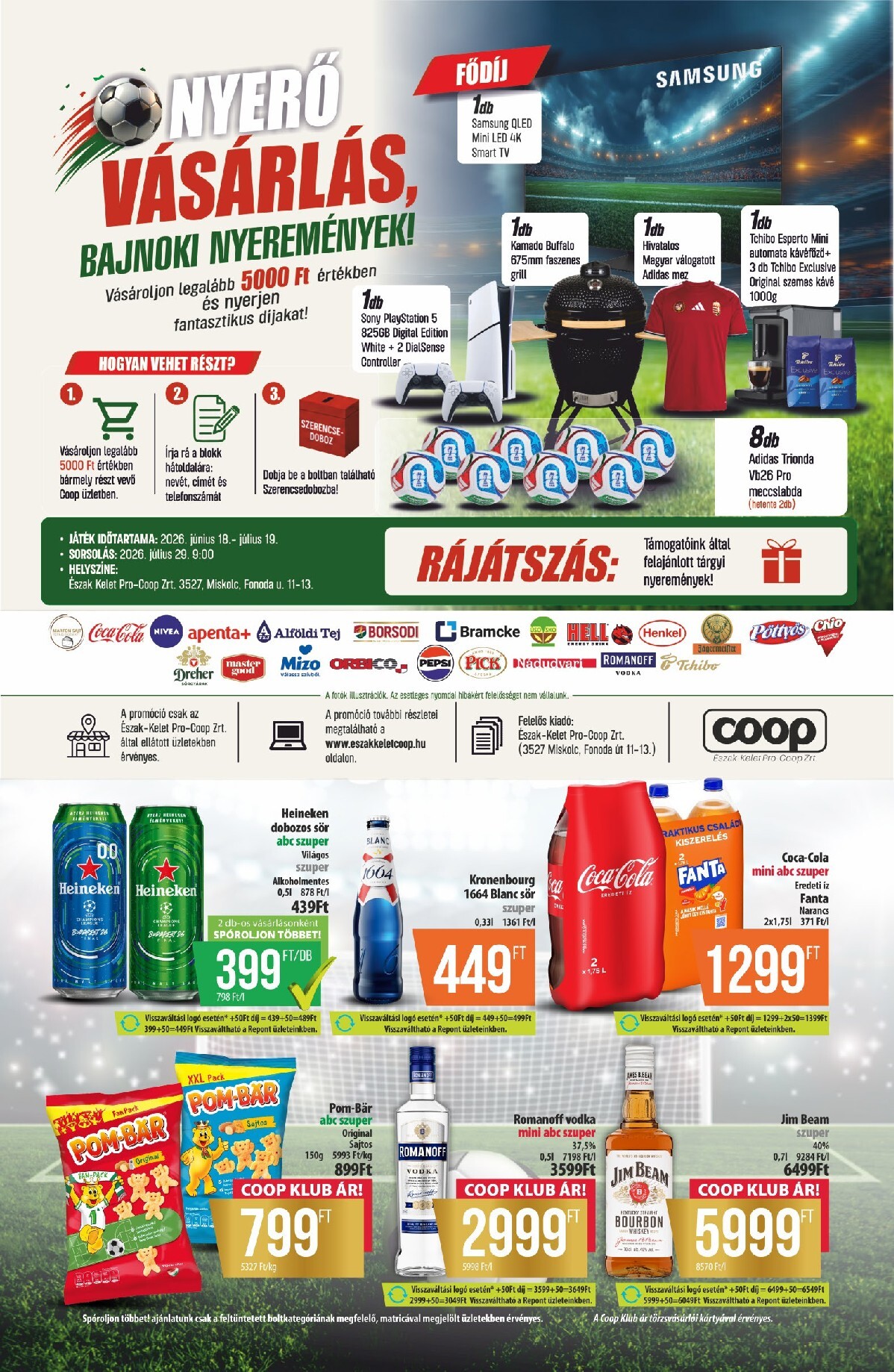 coop - Aktuális Coop - Eszak-Kelet szórólap érvényes csütörtöktől 2026.06.18.-től szerdától 2026.06.24.-ig - page: 3