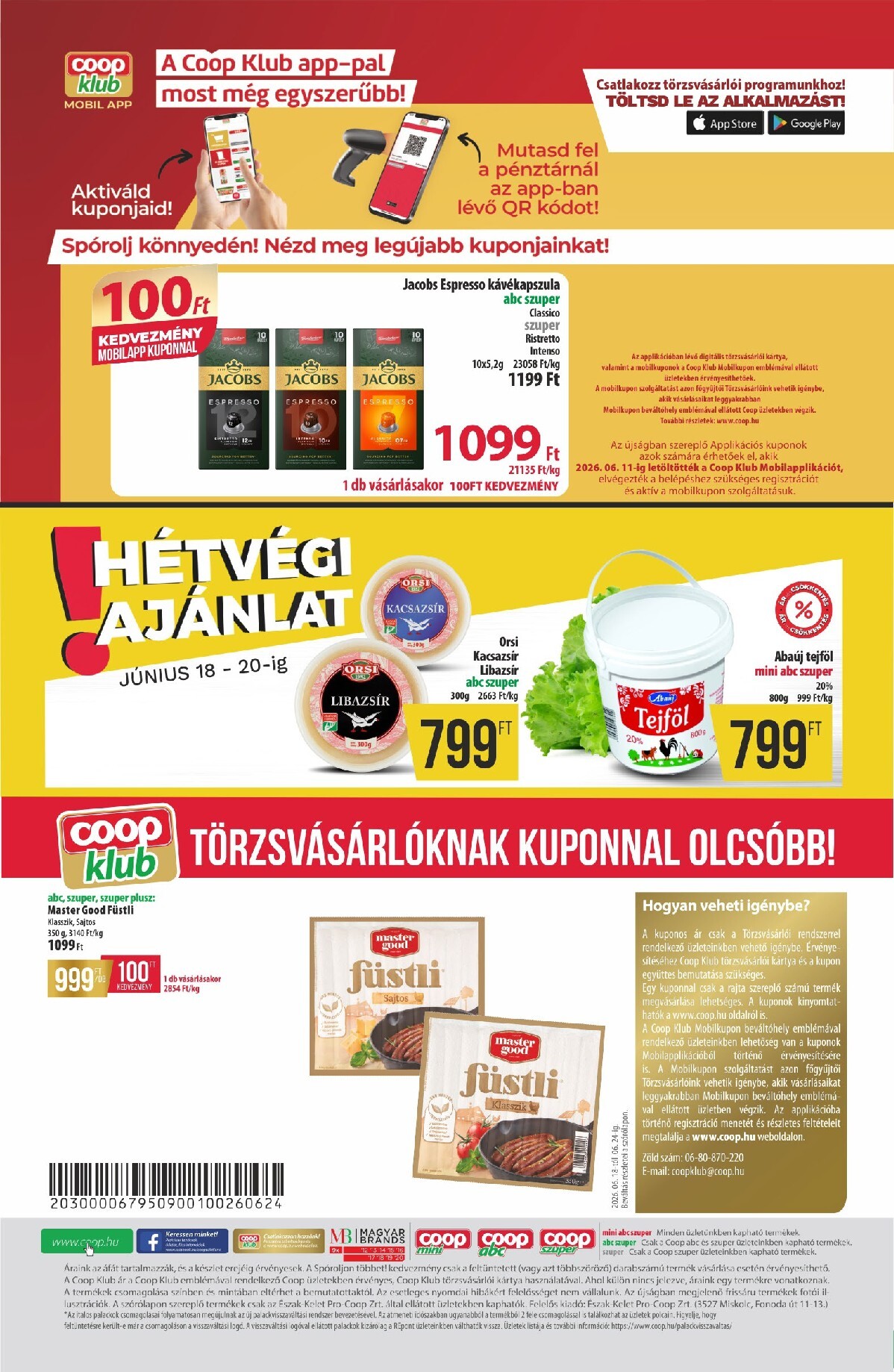 coop - Aktuális Coop - Eszak-Kelet szórólap érvényes csütörtöktől 2026.06.18.-től szerdától 2026.06.24.-ig - page: 12