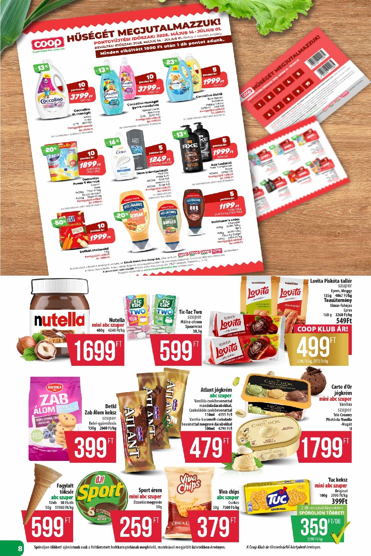 coop - Aktuális Coop - Eszak-Kelet szórólap érvényes csütörtöktől 2026.06.18.-től szerdától 2026.06.24.-ig - page: 8