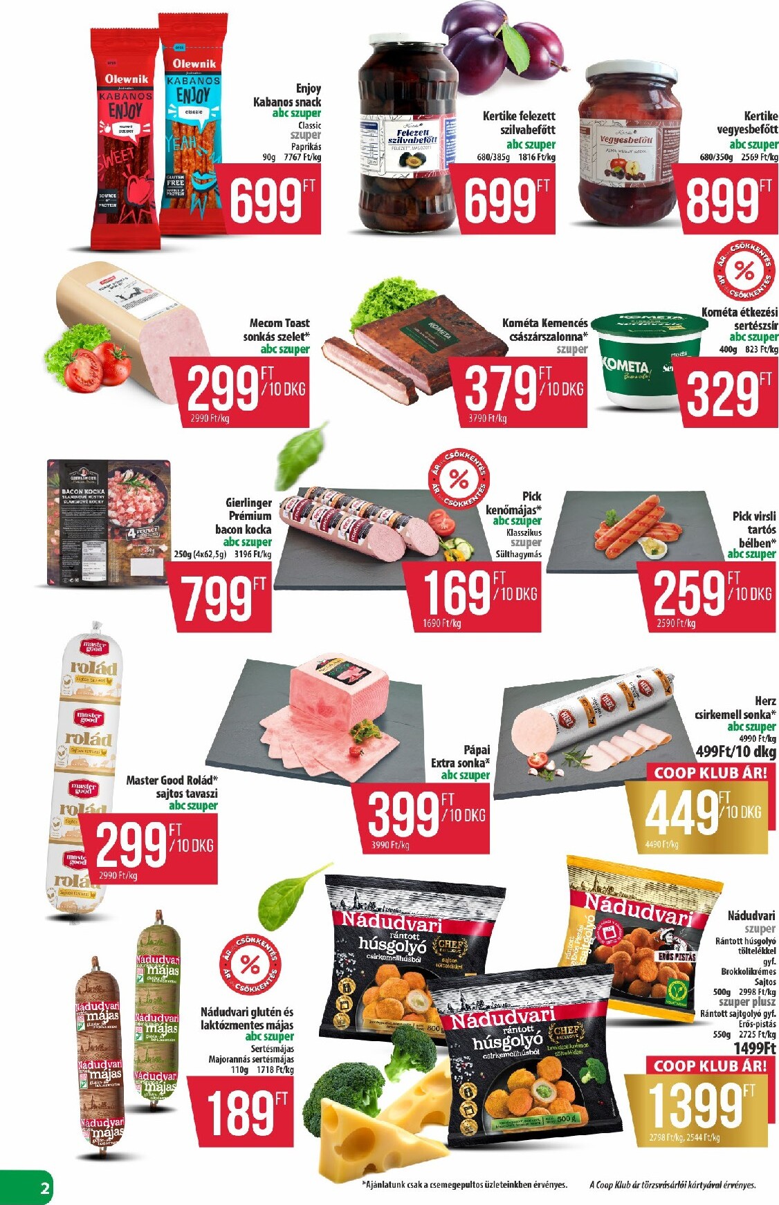 coop - Aktuális Coop - Eszak-Kelet szórólap érvényes csütörtöktől 2026.06.18.-től szerdától 2026.06.24.-ig - page: 2