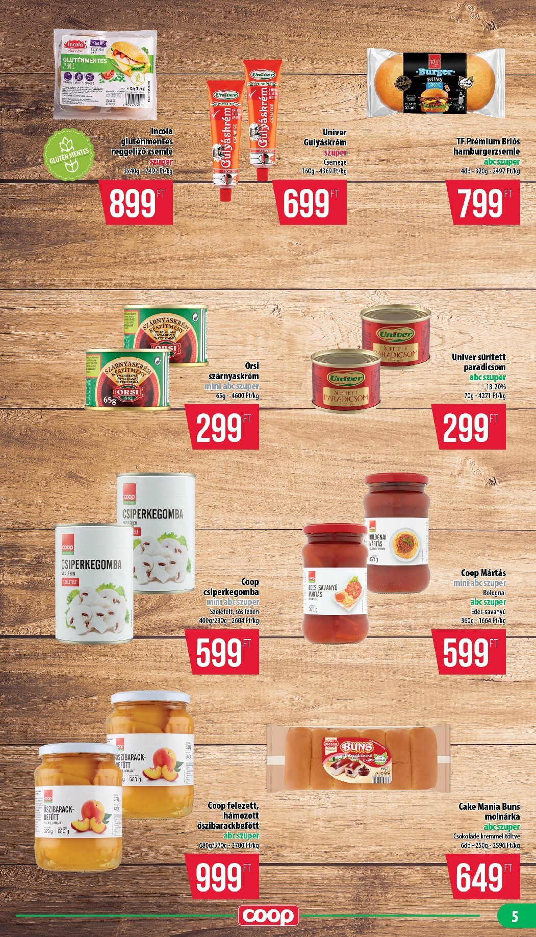 coop - Aktuális Coop - mini abc szuper szórólap érvényes csütörtöktől 2026.07.16.-től szerdától 2026.07.22.-ig - page: 5
