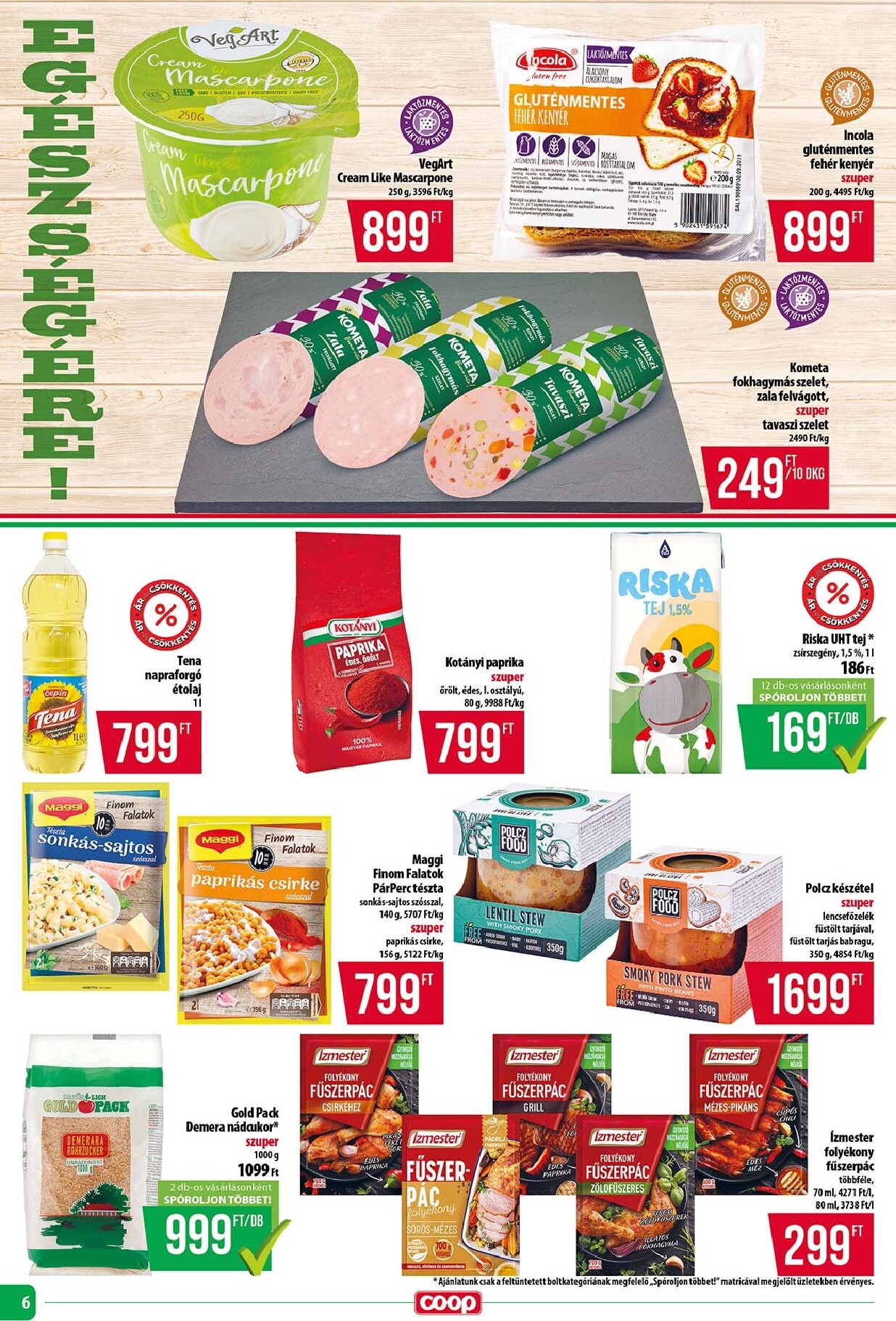 coop - Aktuális Coop szórólap érvényes csütörtöktől 2026.07.16.-től szerdától 2026.07.22.-ig - page: 6