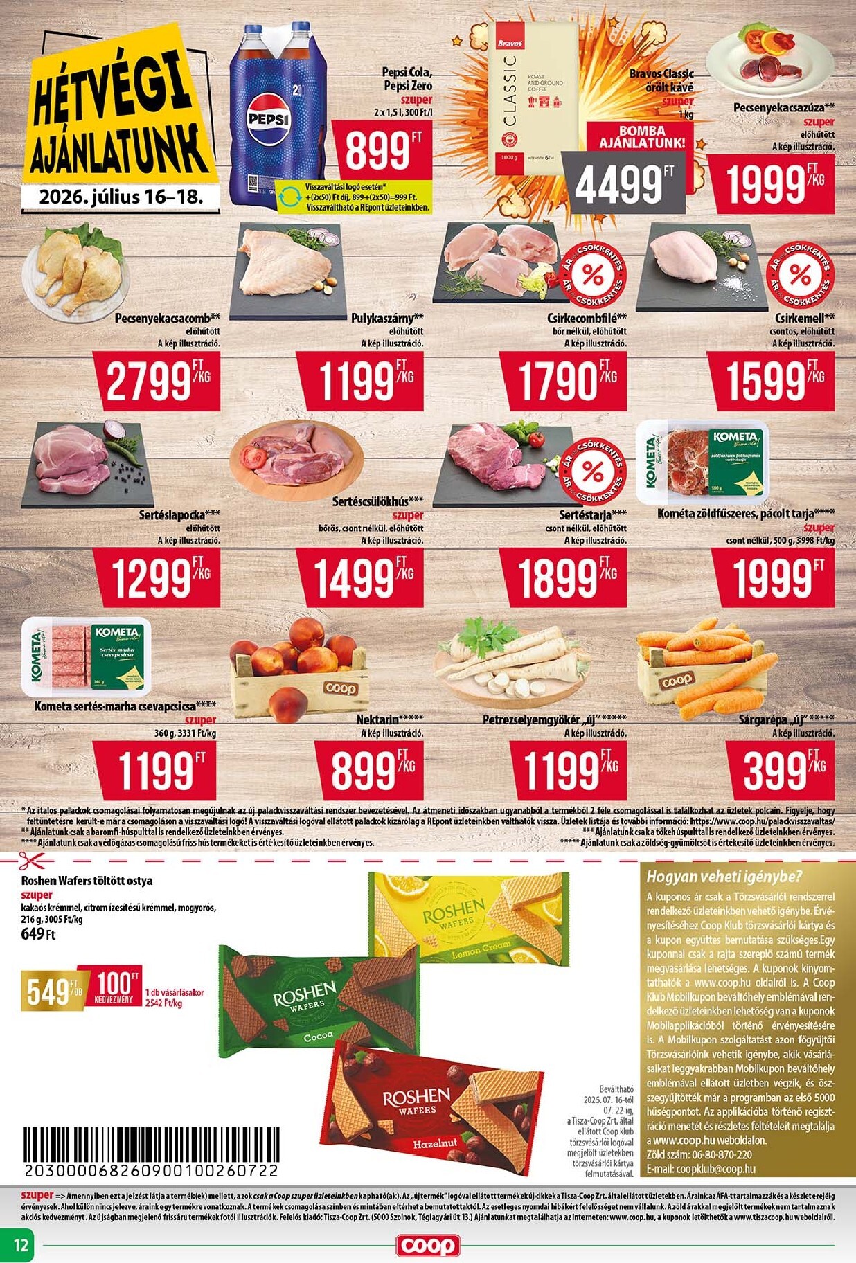 coop - Aktuális Coop szórólap érvényes csütörtöktől 2026.07.16.-től szerdától 2026.07.22.-ig - page: 12