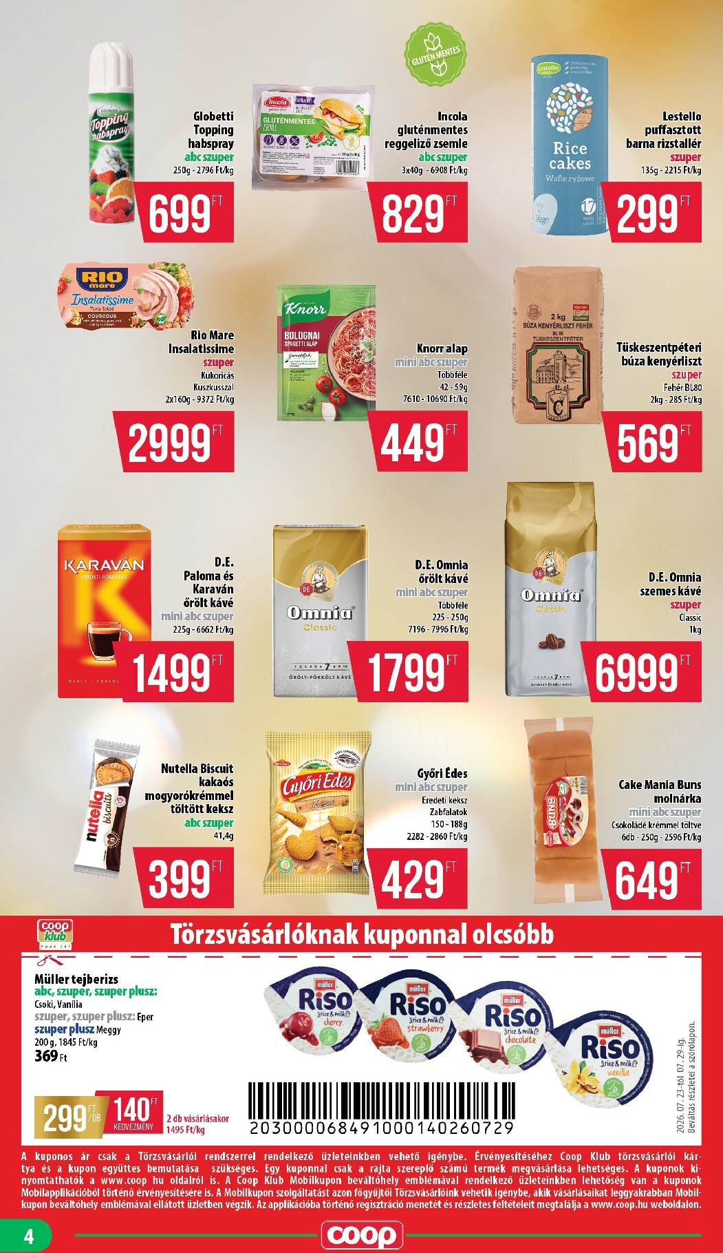 coop - A jövőbeli Coop - Mecsek akciós újság csütörtöktől 2026.07.23.-tól szerdától 2026.07.29.-ig érvényes. - page: 4